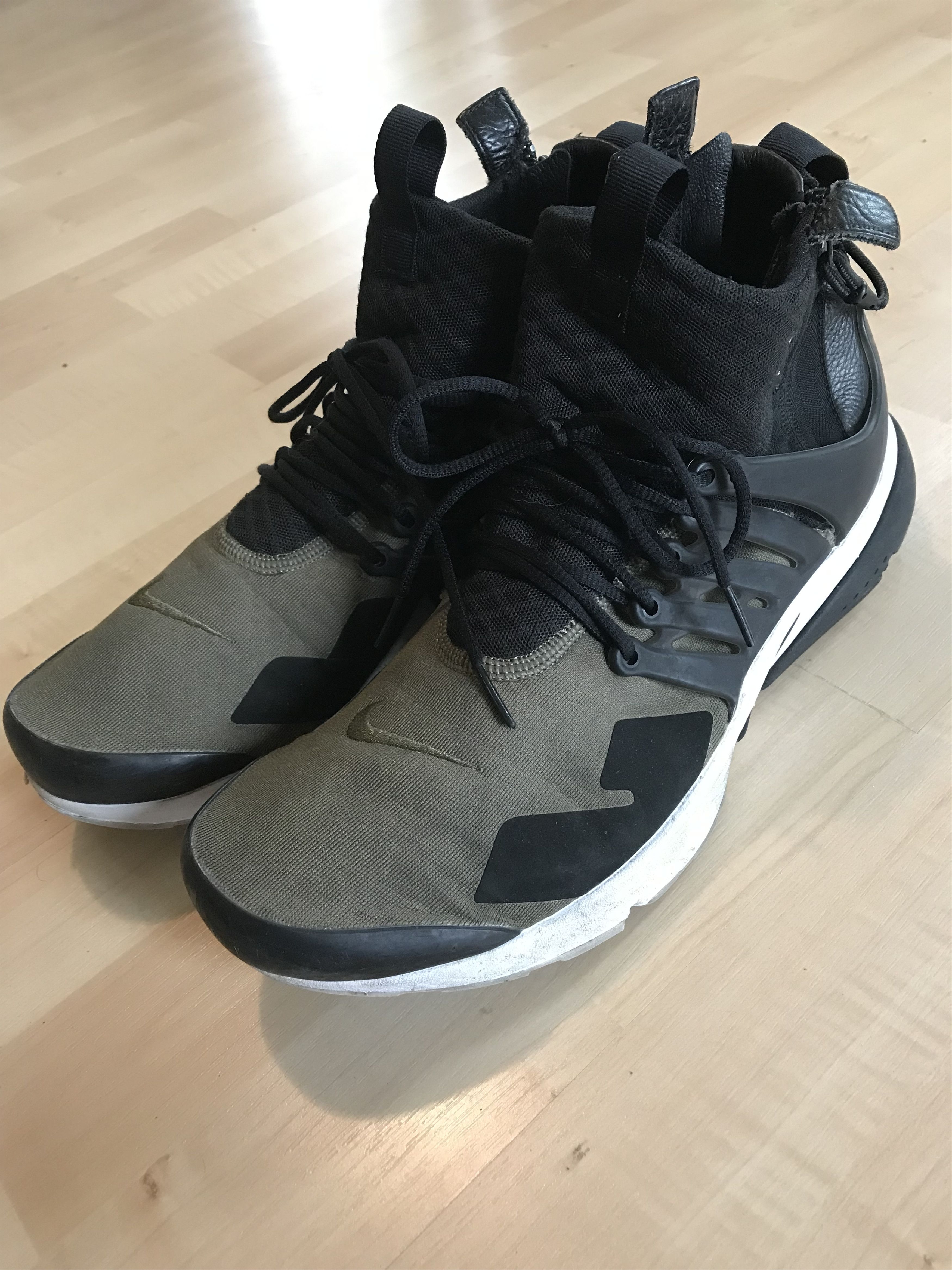 Acronym × Nike Acronym Nike Air Presto Mid Olive Large Size US 11 / EU 44 - 11 Thumbnail