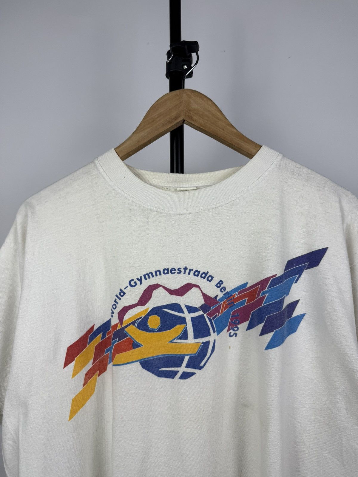 USA Olympics × Vintage Vintage 1995 World Gymnaestrada Berlin Olympic Games t-shirt Size US M / EU 48-50 / 2 - 2 Thumbnail