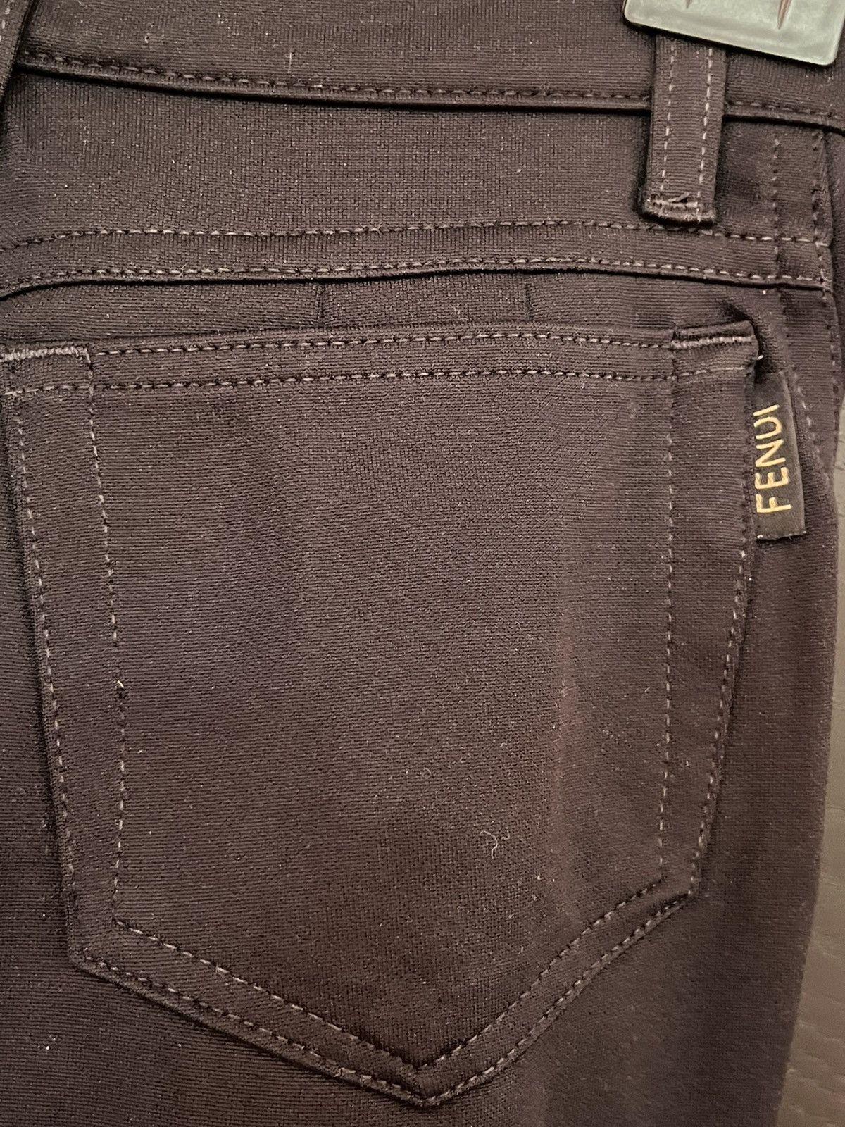 Fendi vintage classic Fendi black pants Size 27" / US 4 / IT 40 - 4 Thumbnail