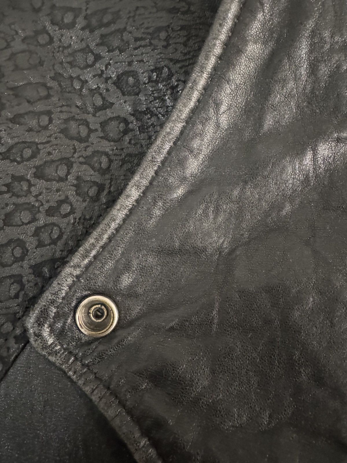 Vintage Vintage 80s cheetah print leather jacket Size US M / EU 48-50 / 2 - 5 Thumbnail