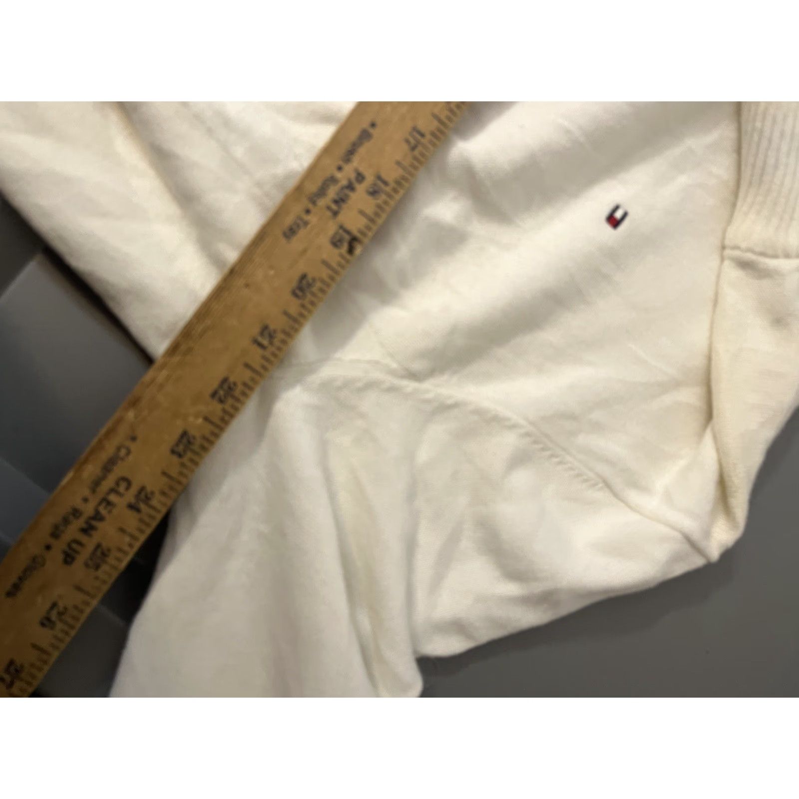 Tommy Hilfiger Tommy Hilfiger Sweater 1/4 Zip XXL White Mens Size US XXL / EU 58 / 5 - 5 Thumbnail