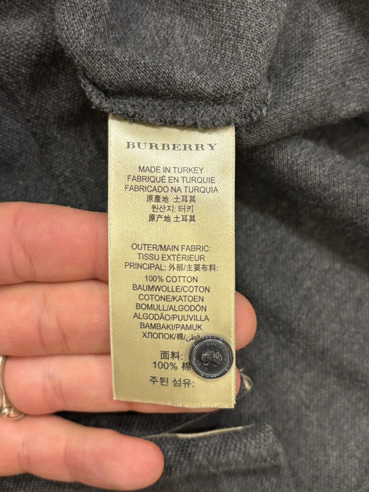 Burberry Burberry Brit Polo Shirt Size US L / EU 52-54 / 3 - 5 Thumbnail