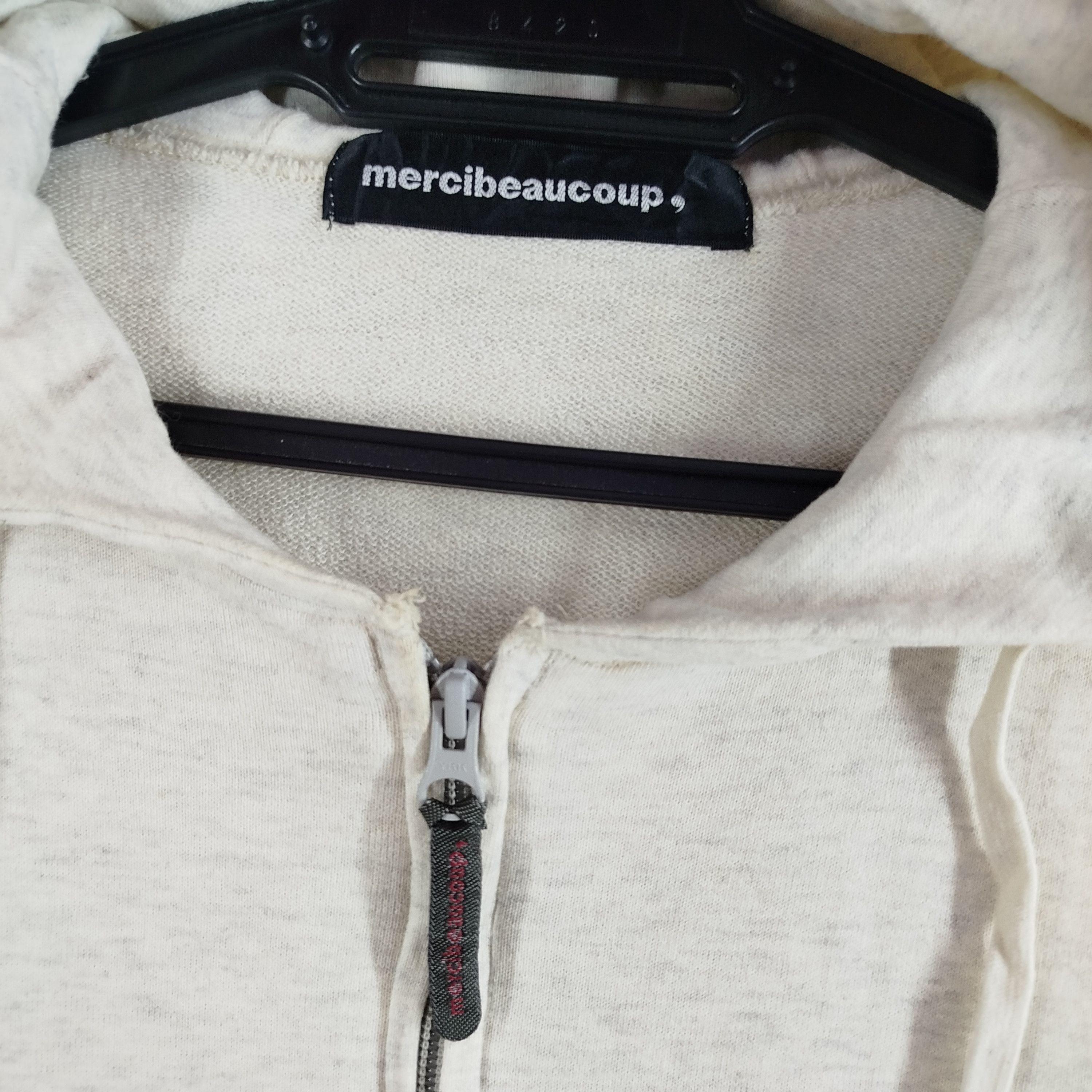 mercibeaucoup Mercibeaucoup Cap Hoodie Boxy Crop Top Embroidery Logo Size US M / EU 48-50 / 2 - 5 Thumbnail