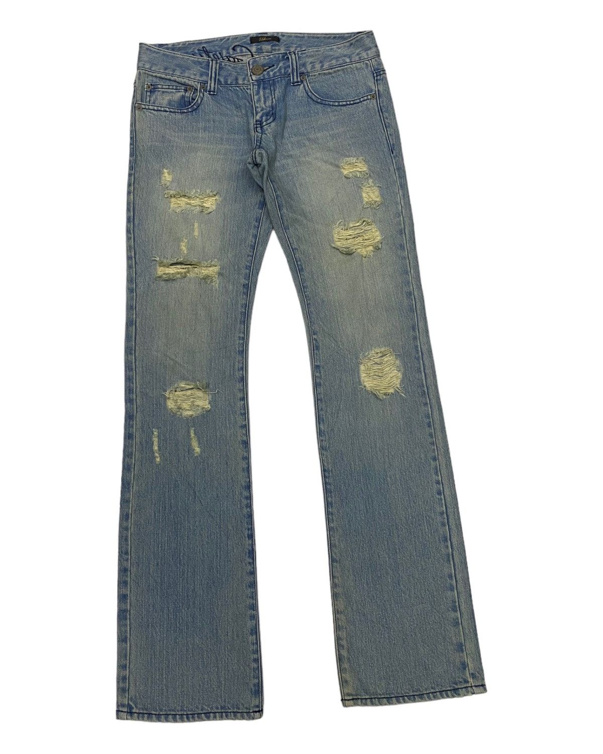14th Addiction 🔥DUXER JAPAN HYSTERIC GLAMOUR STYLE DISTRESSED DENIM JEANS Size 30" / US 8 / IT 44 - 5 Thumbnail