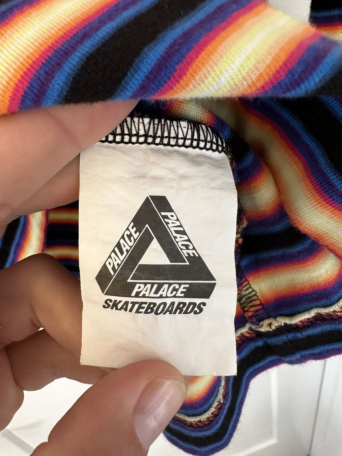 Palace Neon Stripe L/S Tee Shirt Size US M / EU 48-50 / 2 - 6 Thumbnail