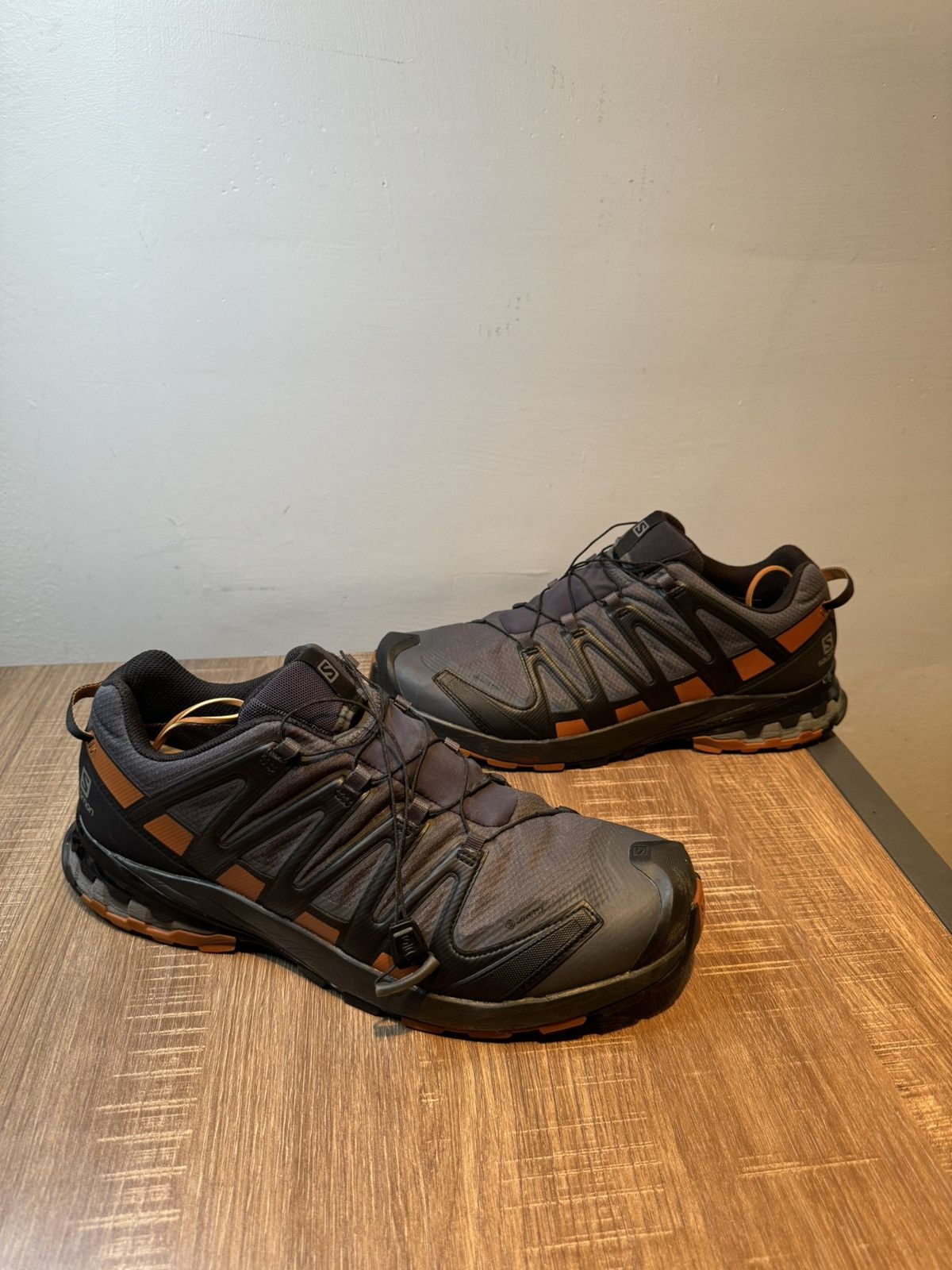 Salomon Salomon XA Pro 3D Mens Size 13.5 Gore-Tex Black Gray Trail Size US 13 / EU 46 - 2 Thumbnail