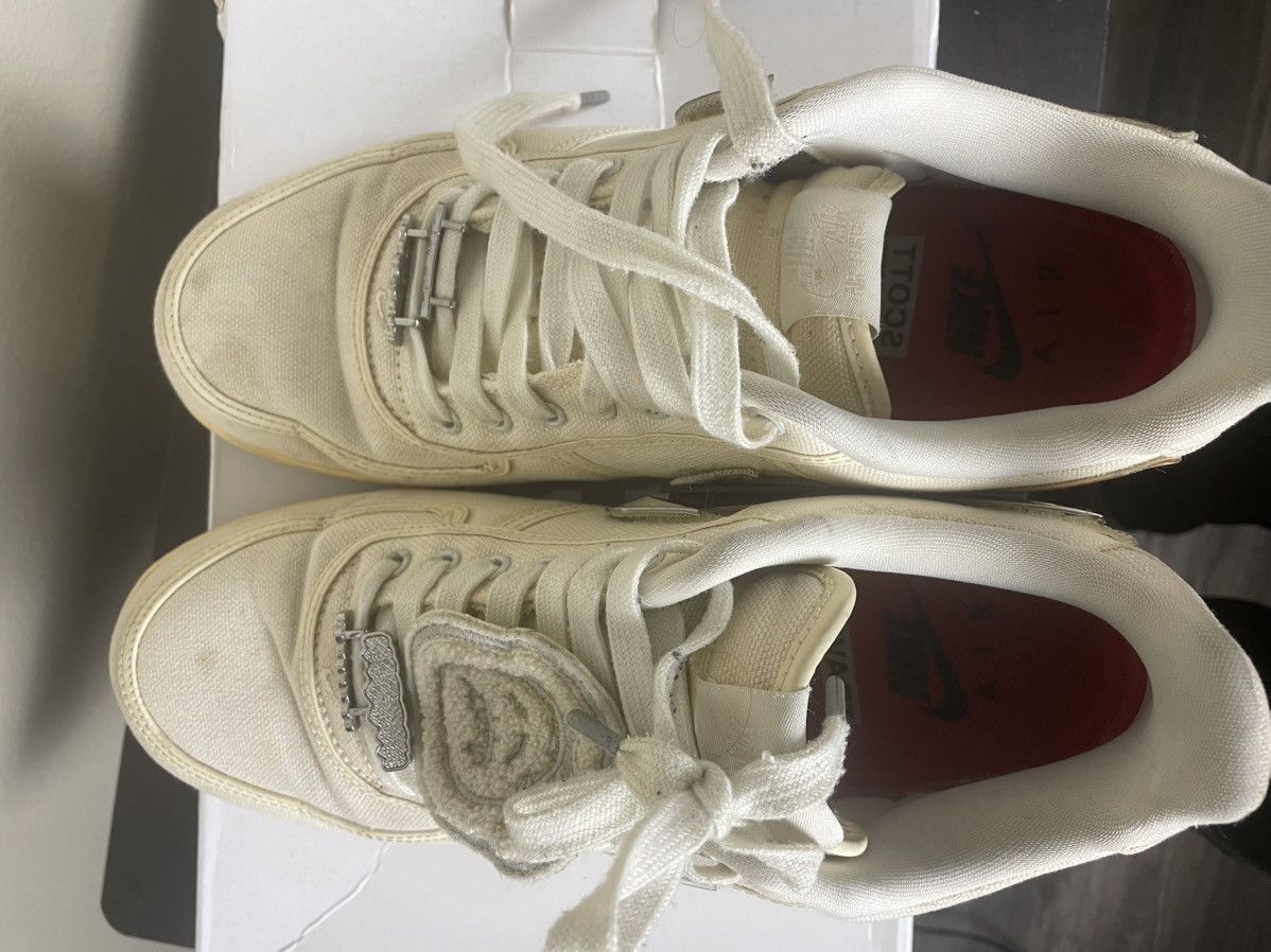Nike × Travis Scott Travis Scott Air Force One Sail Size 12 Size US 12 / EU 45 - 8 Thumbnail