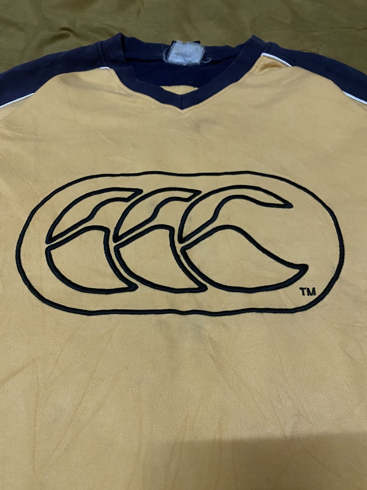 Canterbury of New Zealand Canterbury Embroidery Big Logo Polartec Rugby Jersey Shirt Size US XL / EU 56 / 4 - 4 Thumbnail