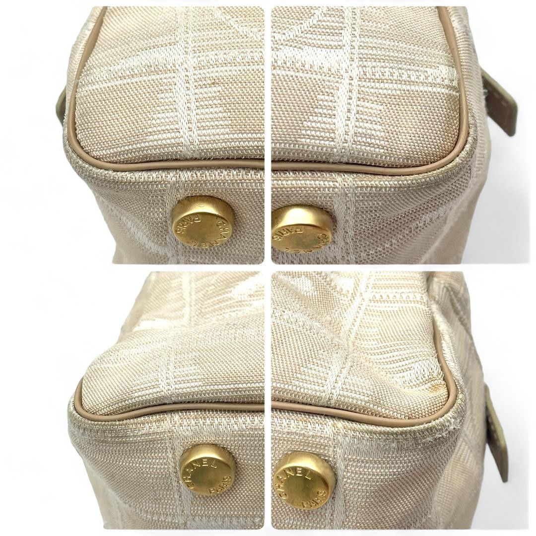 Chanel Chanel - Coco Handbag Mini Boston Travel Line White Monogram Size ONE SIZE - 5 Thumbnail
