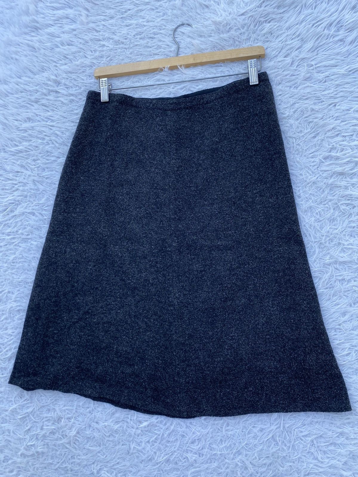 agnes b. Rare Vintage 90s agnes b. Black Skirt Size 31" - 14 Thumbnail