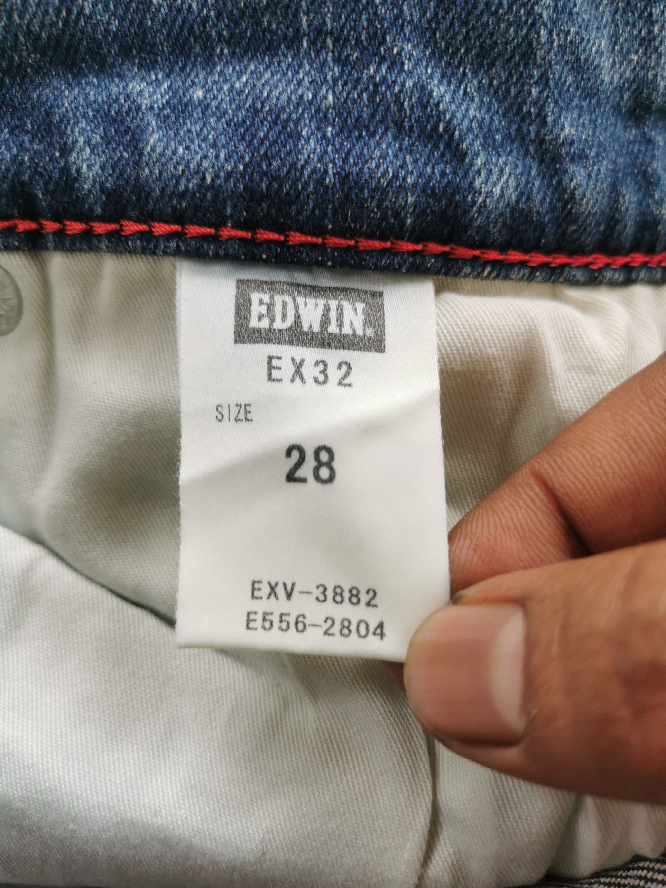 Edwin Edwin Distressed w/design Thunder Denim Jeans Size US 28 / EU 44 - 8 Thumbnail