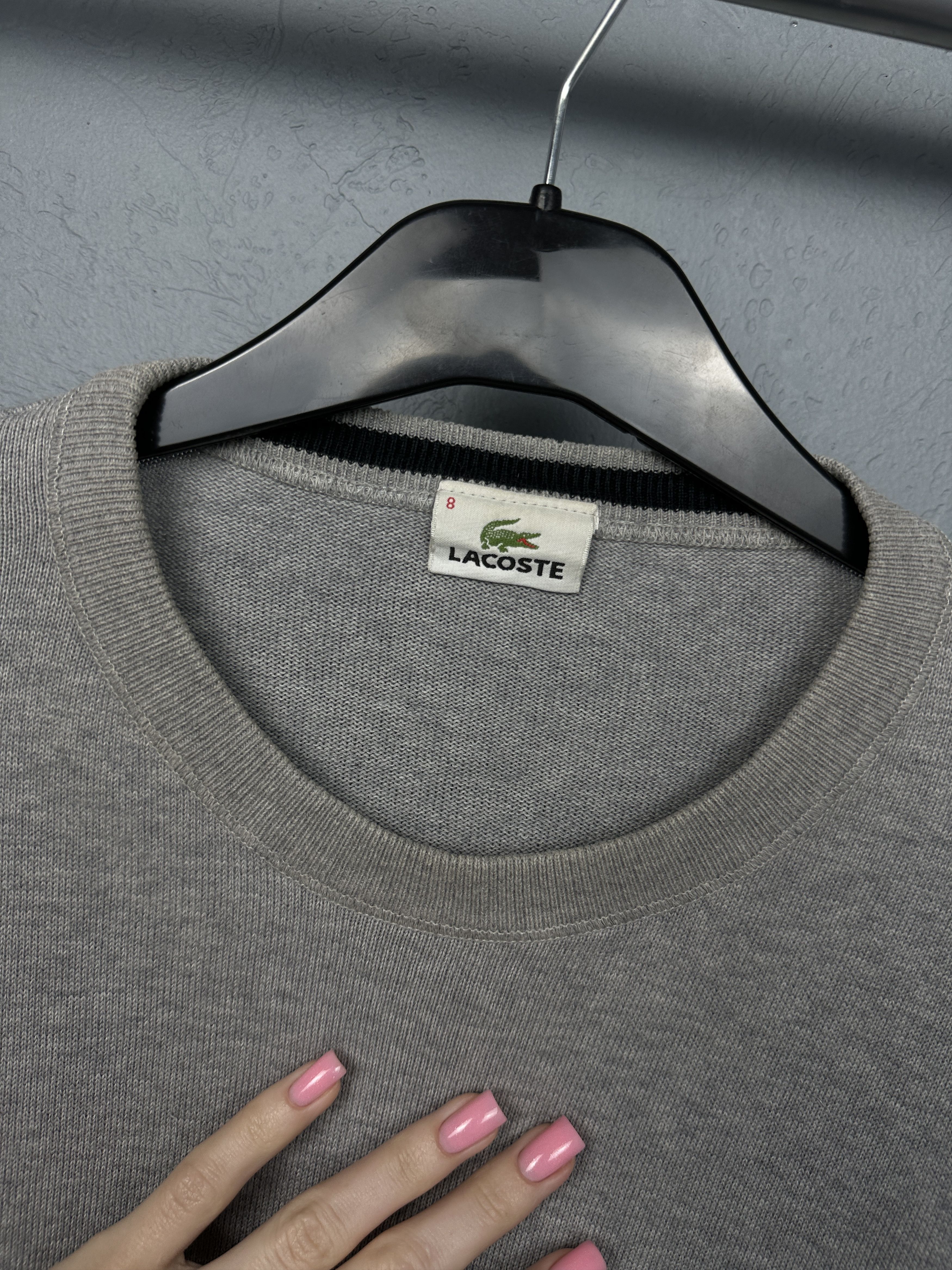 Lacoste Lacoste Vintage Mens Crew Neck Knit Sweater Size US XXL / EU 58 / 5 - 4 Thumbnail