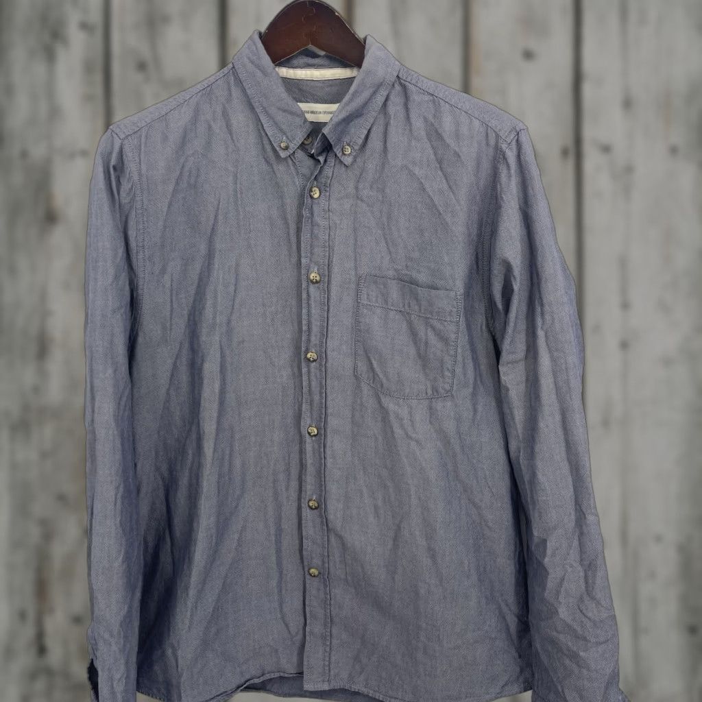 JW Anderson Frederik Anderson Copenhagen Button Down Shirt Mens Large Preppy Minimalist Size US L / EU 52-54 / 3 - 1 Thumbnail