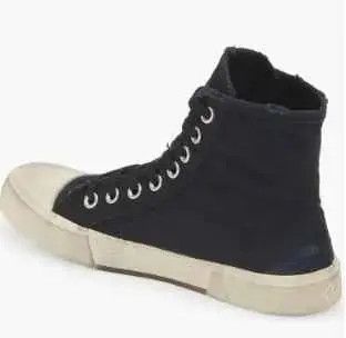 Balenciaga o1w1db10425 Paris High Top Sneakers in Black Size US 13 / EU 46 - 2 Thumbnail
