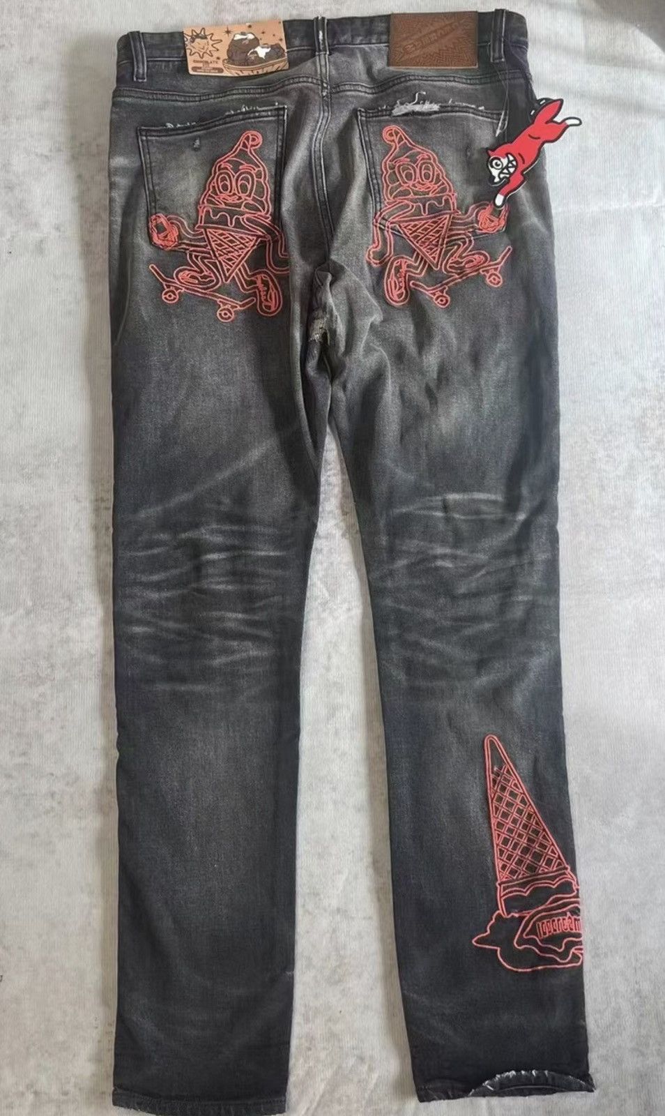 Billionaire Boys Club Billionaire Boys Club ICECREAM Flying Dog Skinny Jeans Size US 36 / EU 52 - 7 Thumbnail