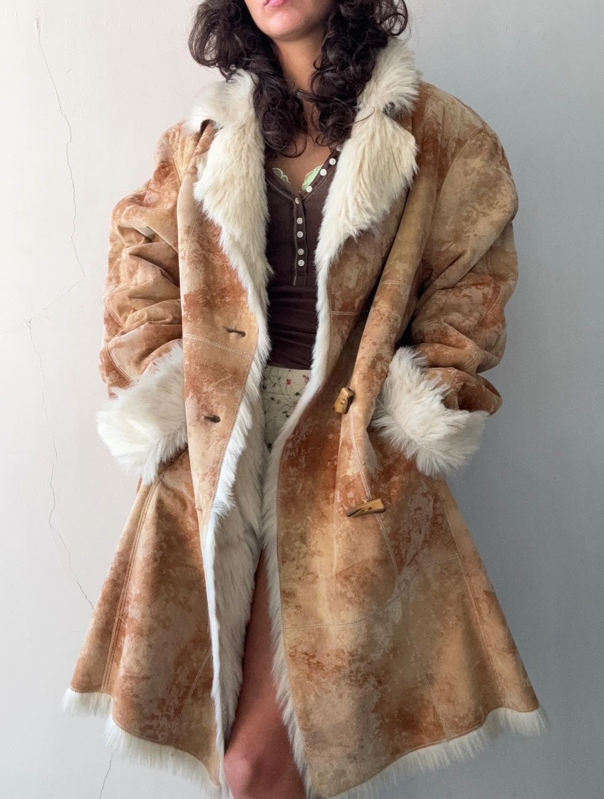 Vintage y2k leather coat Size XL / US 12-14 / IT 48-50 - 1 Thumbnail