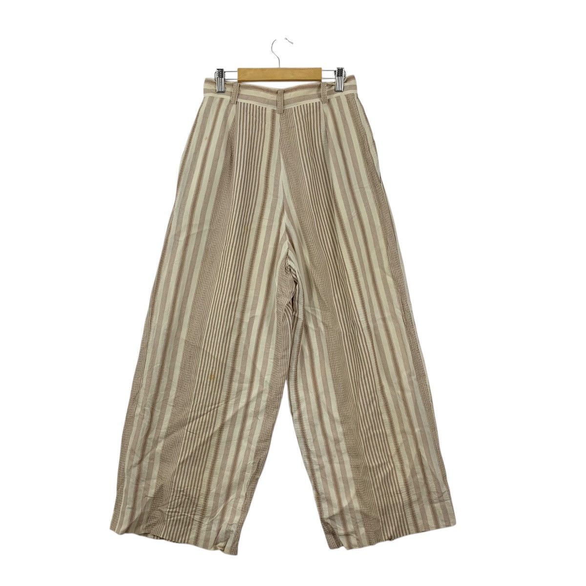 Vintage Vintage GIVY ITALY Striper Baggy Flare Relax Pant Trouser Size 22" - 5 Thumbnail