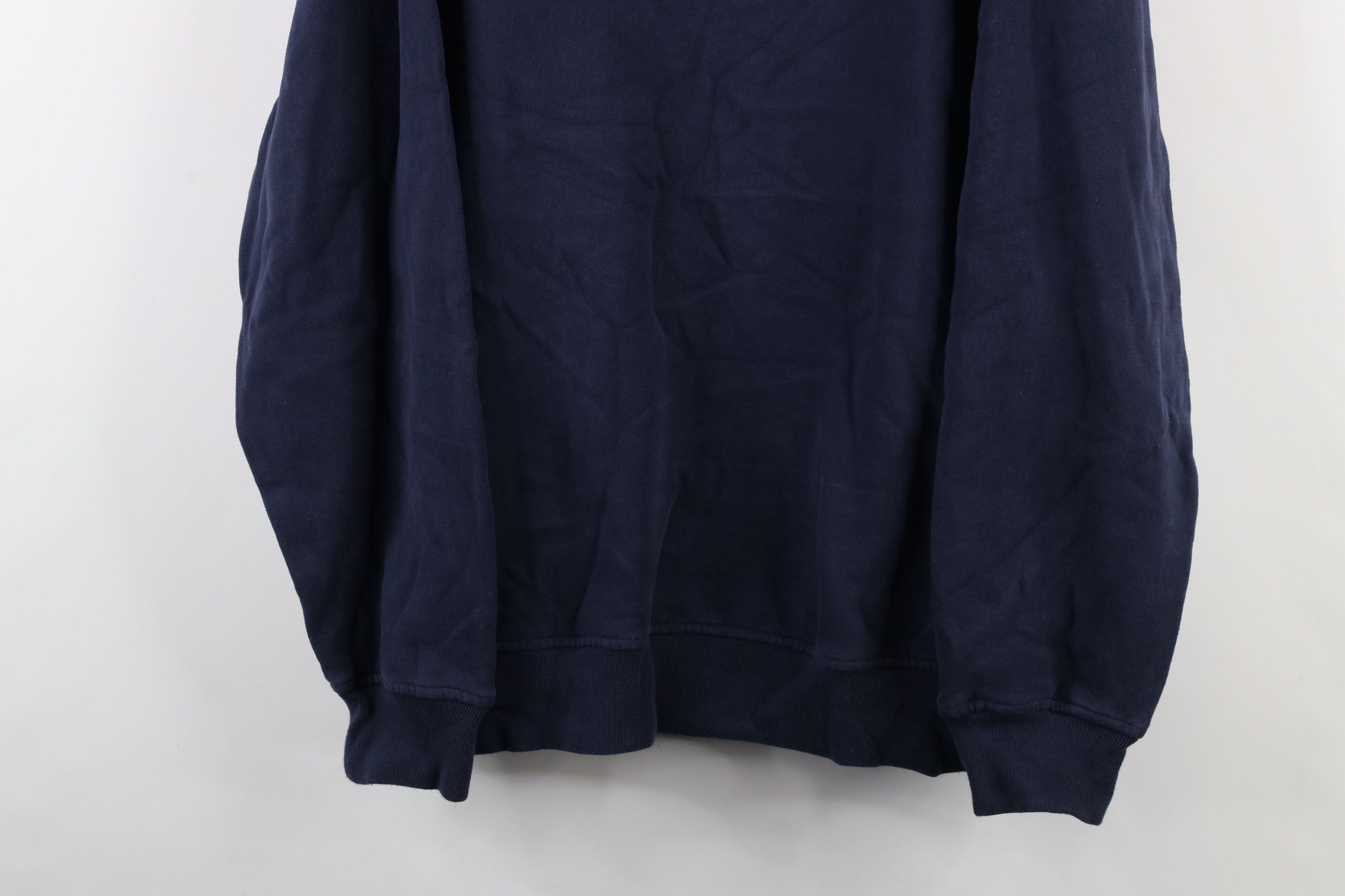 Tommy Hilfiger × Vintage Vintage Tommy Hilfiger Spell Crewneck Sweatshirt Navy Blue Size US L / EU 52-54 / 3 - 3 Thumbnail