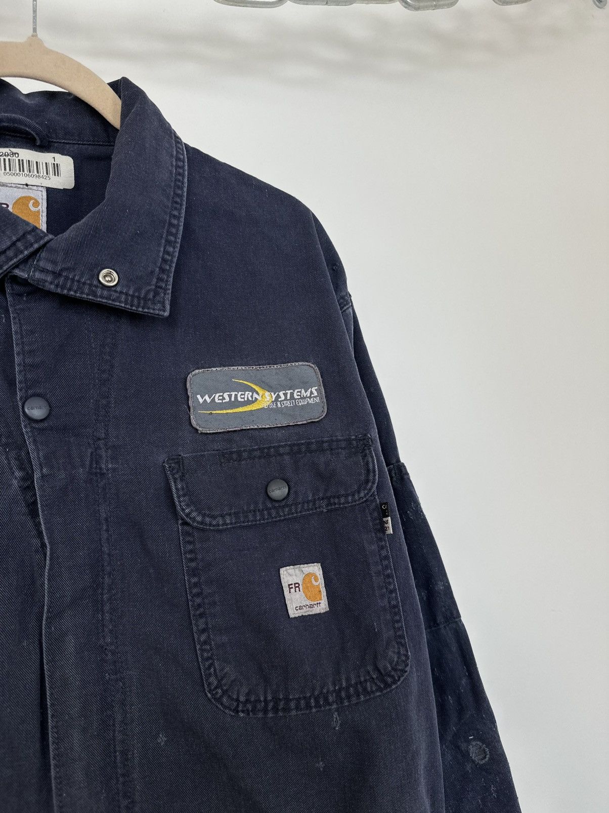 Carhartt Vintage 90s Carhartt Flame Resistant USA Cropped Work Jacket Size US M / EU 48-50 / 2 - 5 Thumbnail