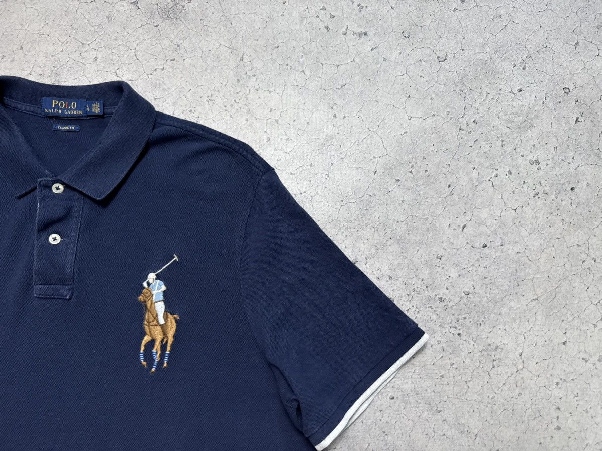 Polo Ralph Lauren Polo Ralph Lauren Big Pony #3 Polo T-Shirt Vintage PRL Y2K Size US L / EU 52-54 / 3 - 3 Thumbnail
