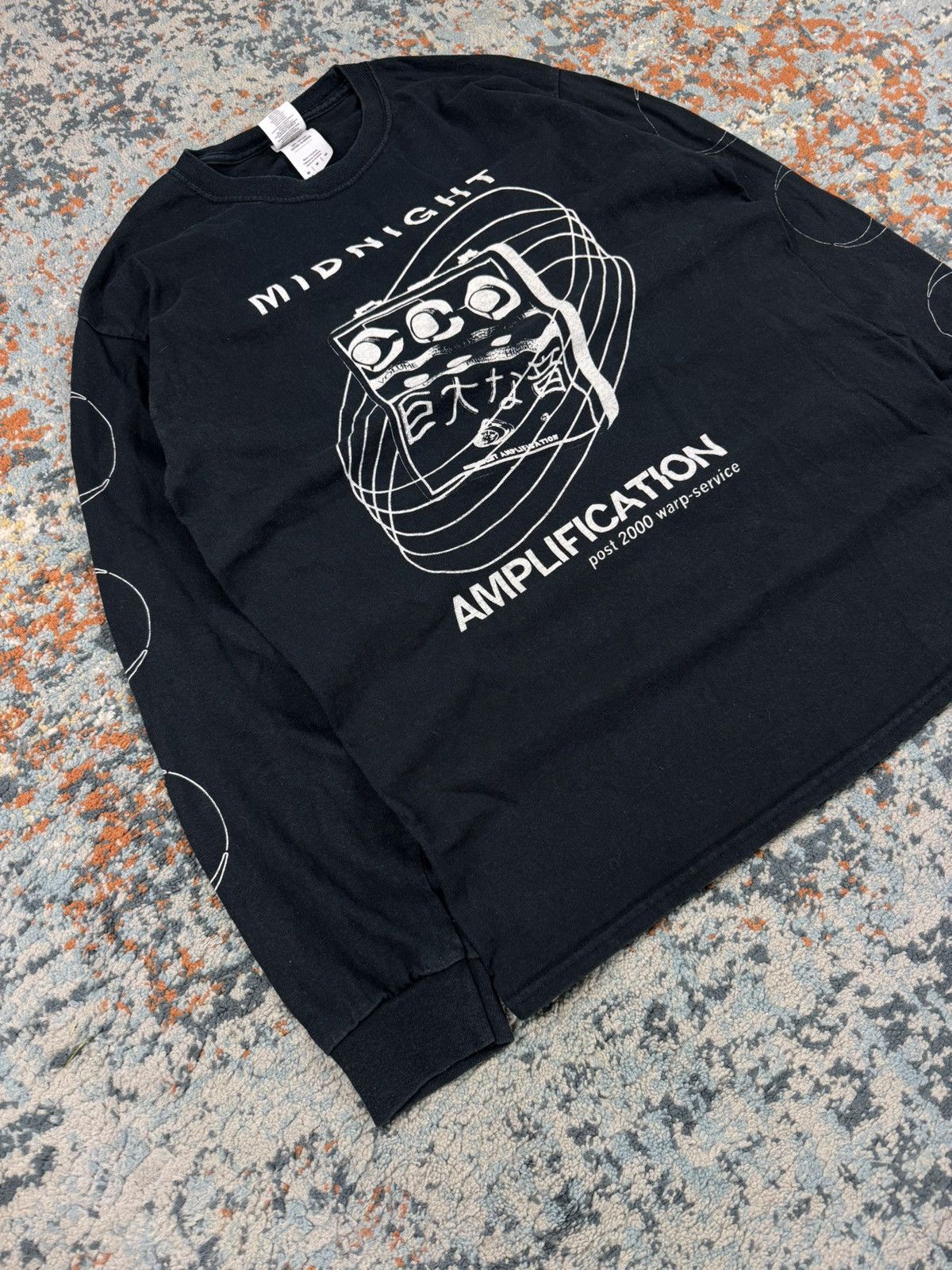 Vintage Vintage 00s Midnight Amplification graphic promo long sleeve Size US M / EU 48-50 / 2 - 2 Thumbnail