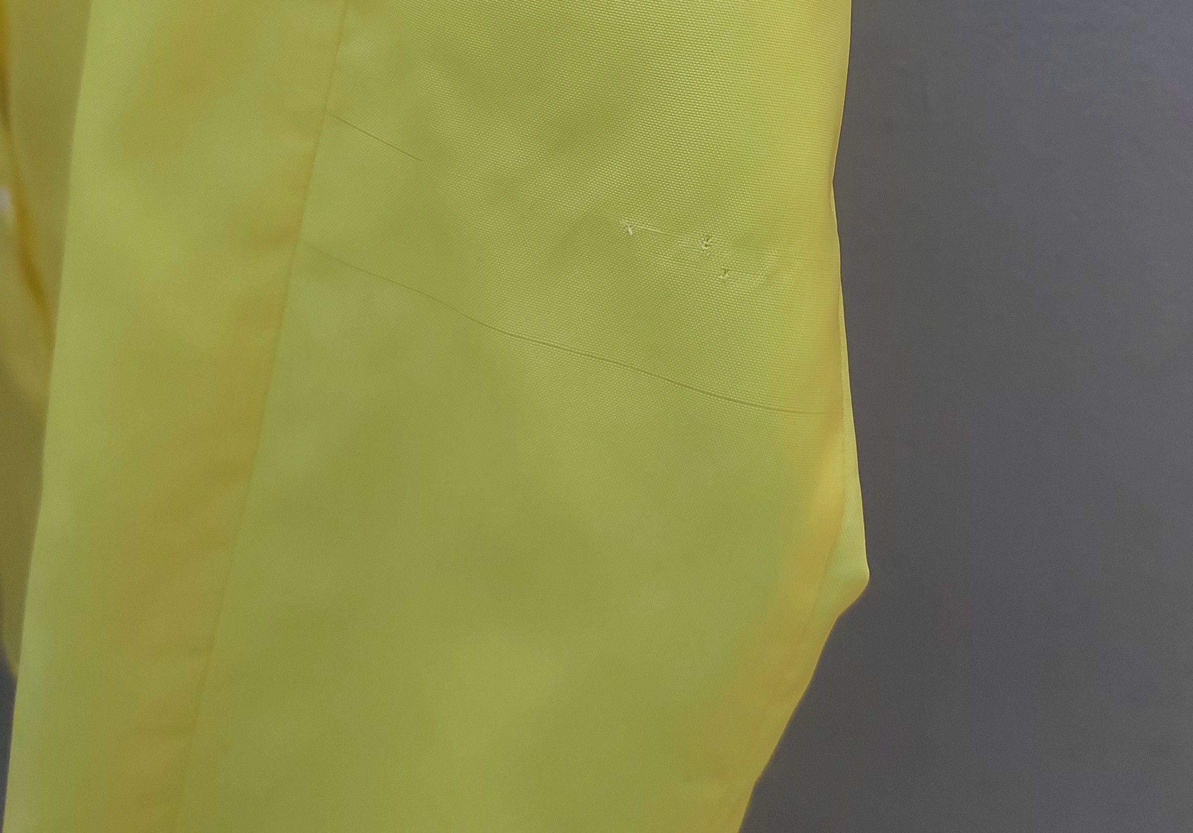 Helmut Lang Vintage Bright Yellow Sheer Shirt with Contrast Collar Size XS / US 0-2 / IT 36-38 - 10 Thumbnail