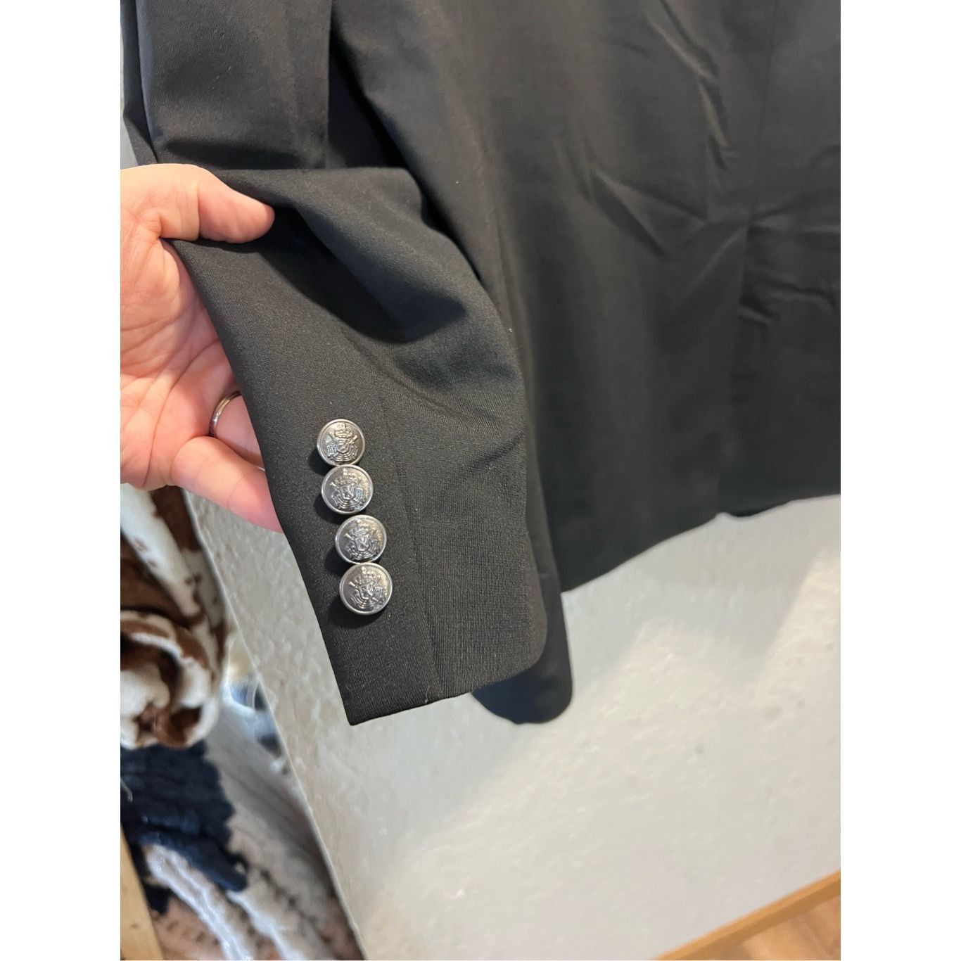 Michael Kors Michael Michael Kors Black Tux Top Men’s Size 50R 54% Polyes Size 50R - 12 Thumbnail