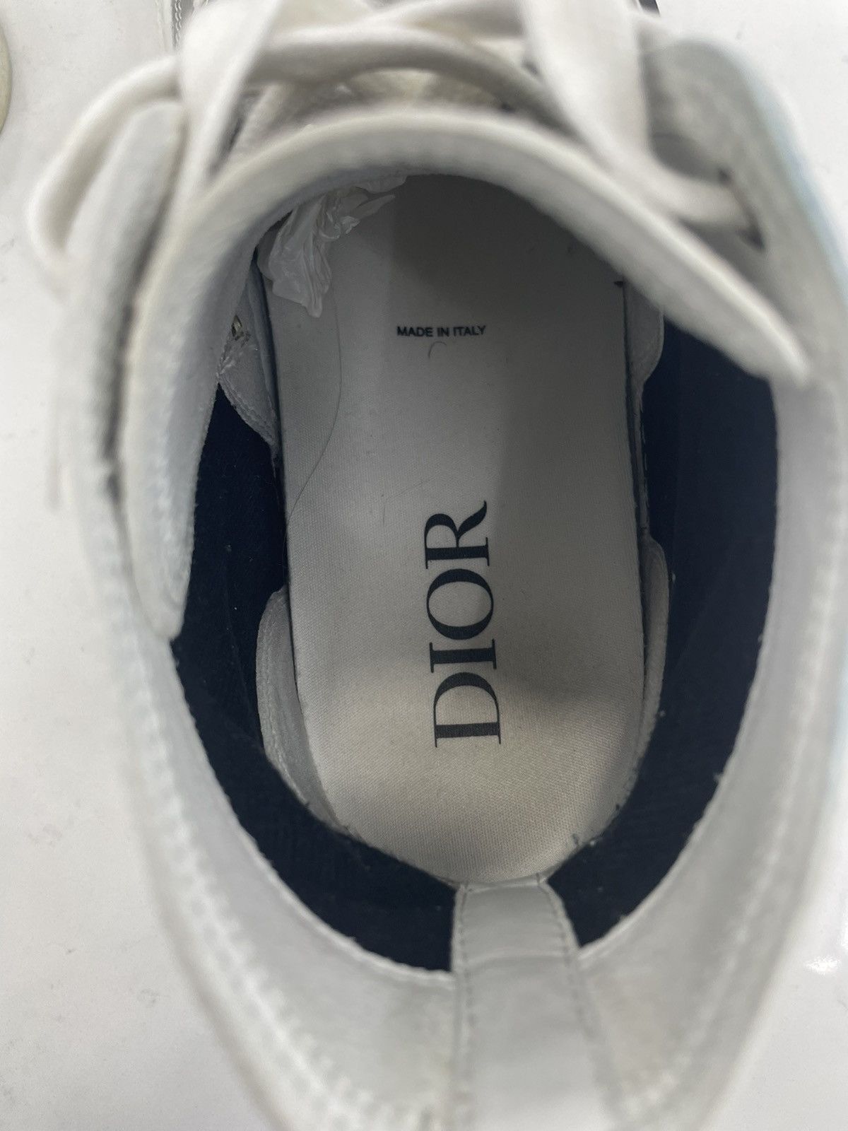 Dior Hi-top Dior B23 Grey, white, and navy blue Size US 9 / EU 42 - 6 Thumbnail