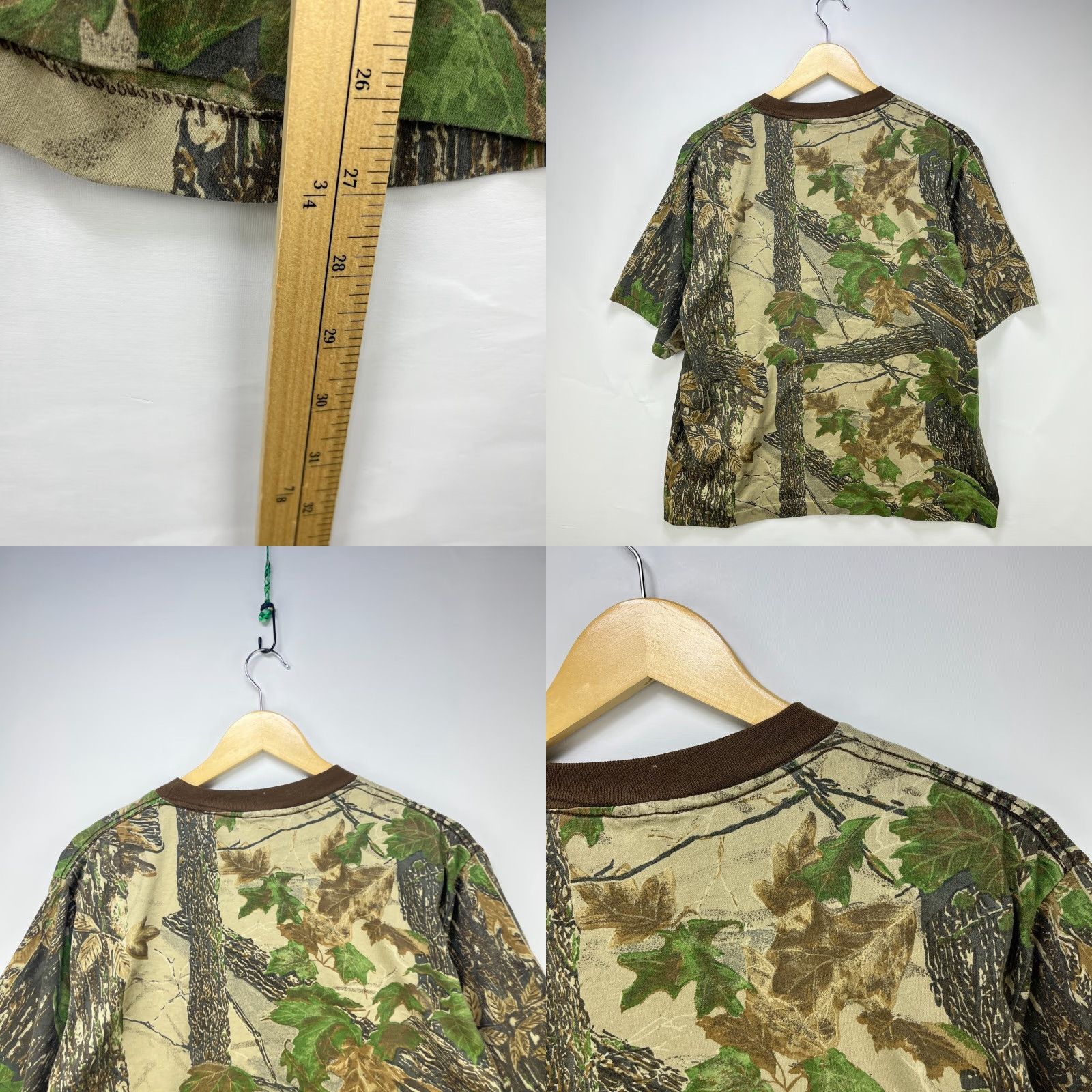 Realtree VINTAGE Real Tree Camo Single Stitch USA T-Shirt XL Mens Size US XL / EU 56 / 4 - 7 Thumbnail