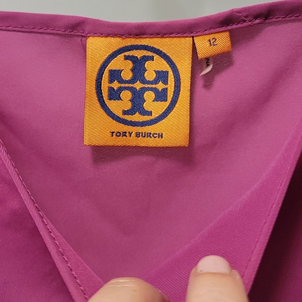 Tory Burch EUC TORY BURCH Magenta Fuchsia Cami Slip Dress Size XL / US 12-14 / IT 48-50 - 3 Thumbnail