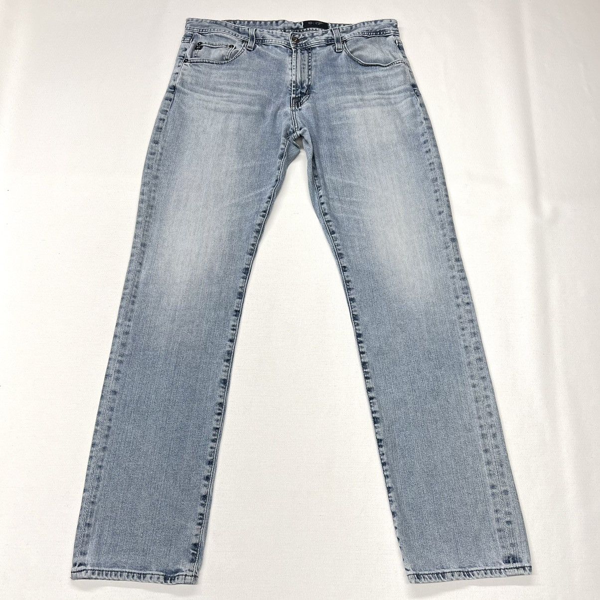 AG Adriano Goldschmied AG Adriano Goldschmied Jeans Blue Straight Denim Washed Size US 36 / EU 52 - 1 Thumbnail