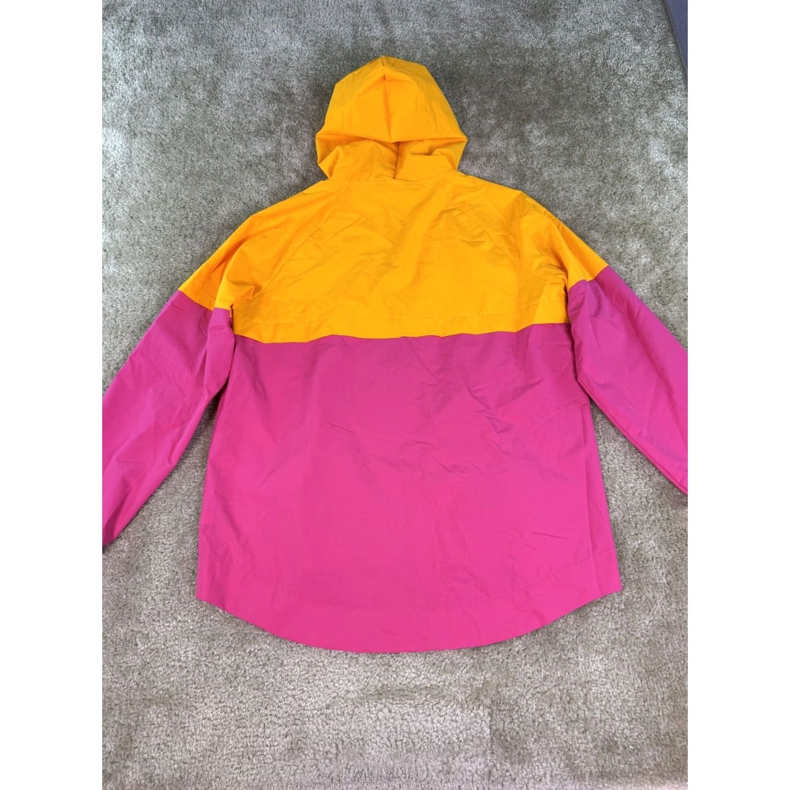 Fila VINTAGE FILA Sport Jacket Windbreaker Hooded Full Zip Large Orange Pink Women's M Size L / US 10 / IT 46 - 4 Thumbnail