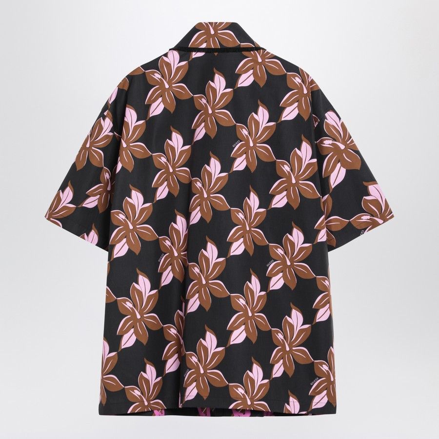Gucci o1d2blof0425 Printed Cotton Shirt in Multicolor Size US M / EU 48-50 / 2 - 2 Thumbnail