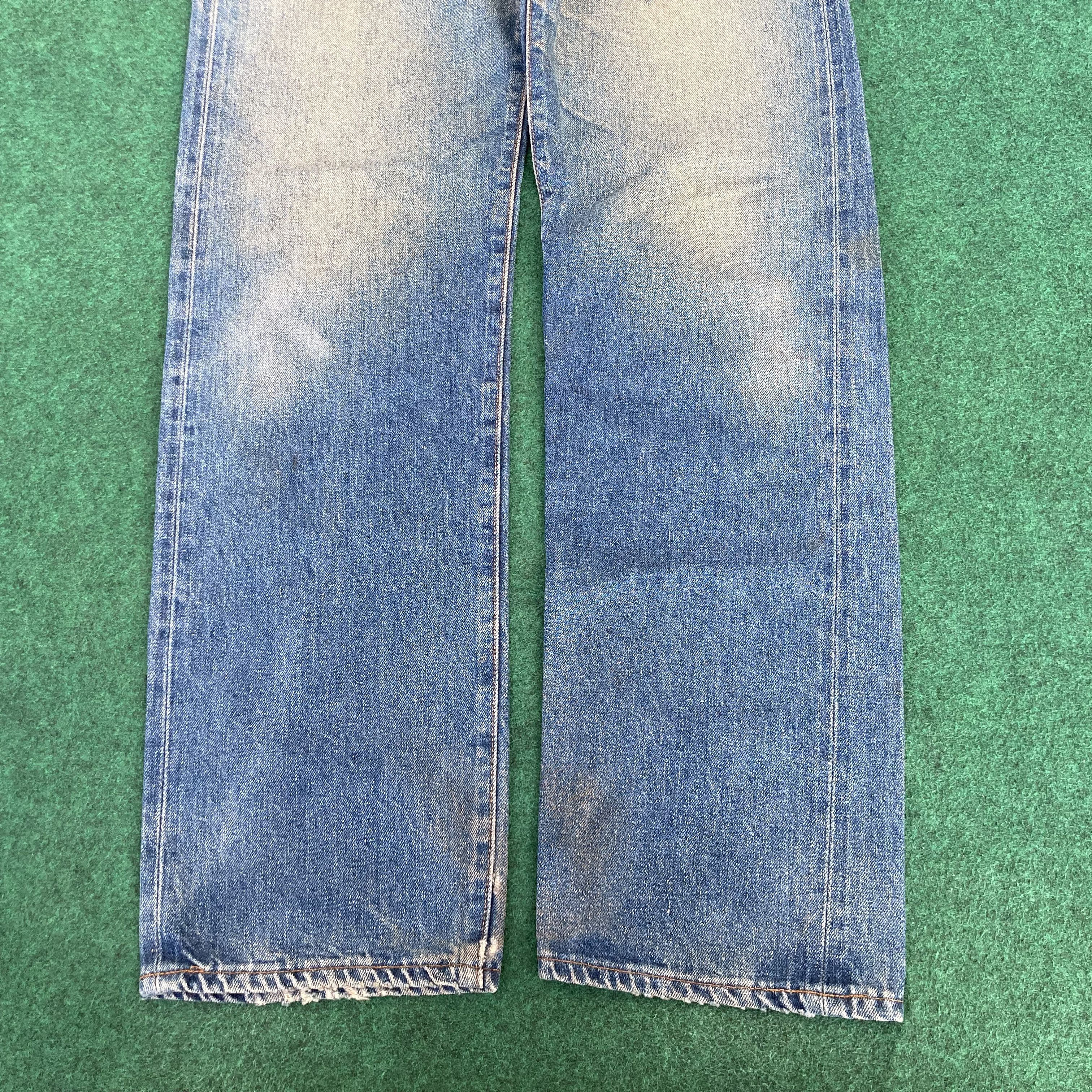 Levi's 28x32.5 Vtg Levis 501 Big E Usa Selvedge Button 555 Jeans Size US 28 / EU 44 - 11 Thumbnail