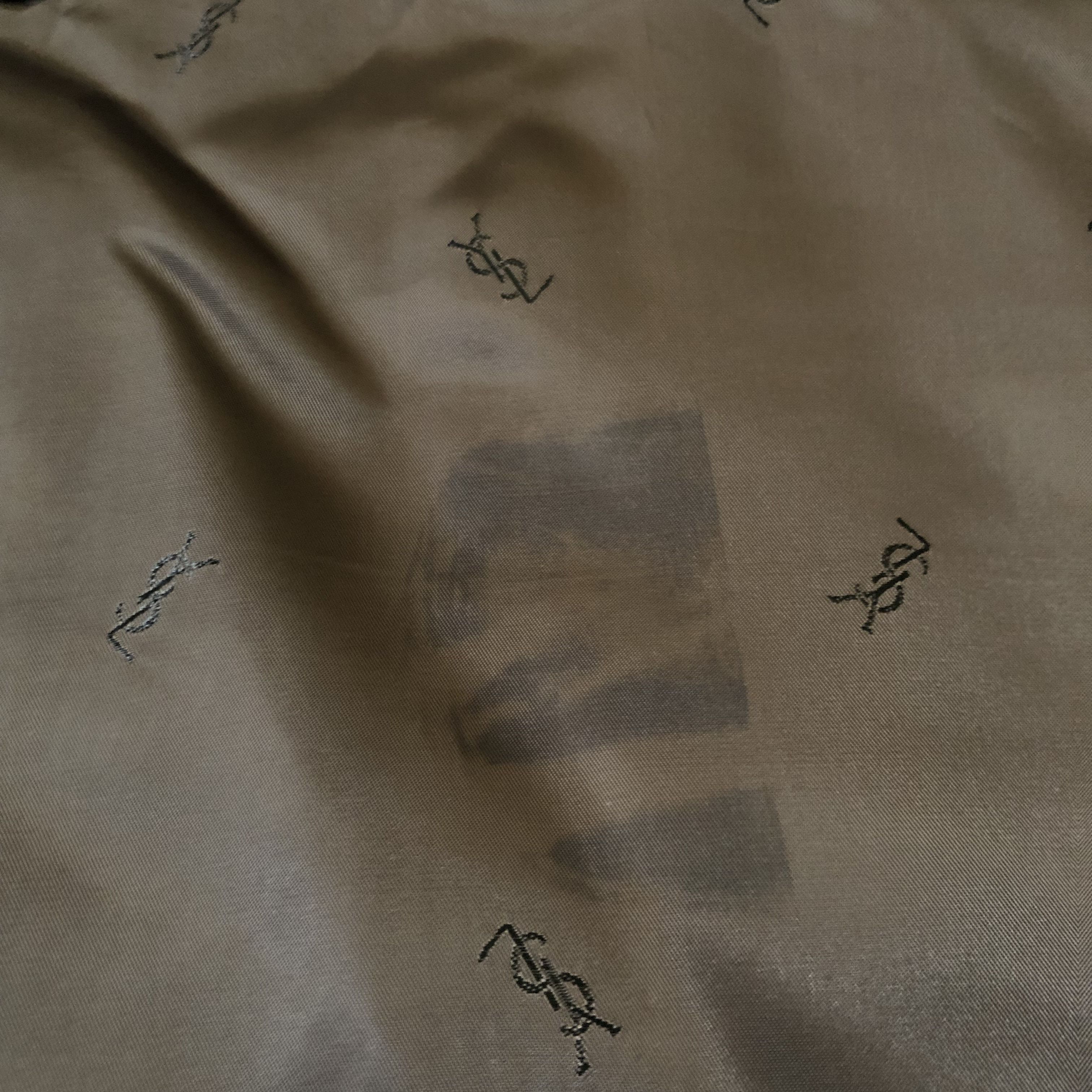 Yves Saint Laurent VINTAGE 90s Yves Saint Lauren monogram inner vests jacket Size US XL / EU 56 / 4 - 8 Thumbnail