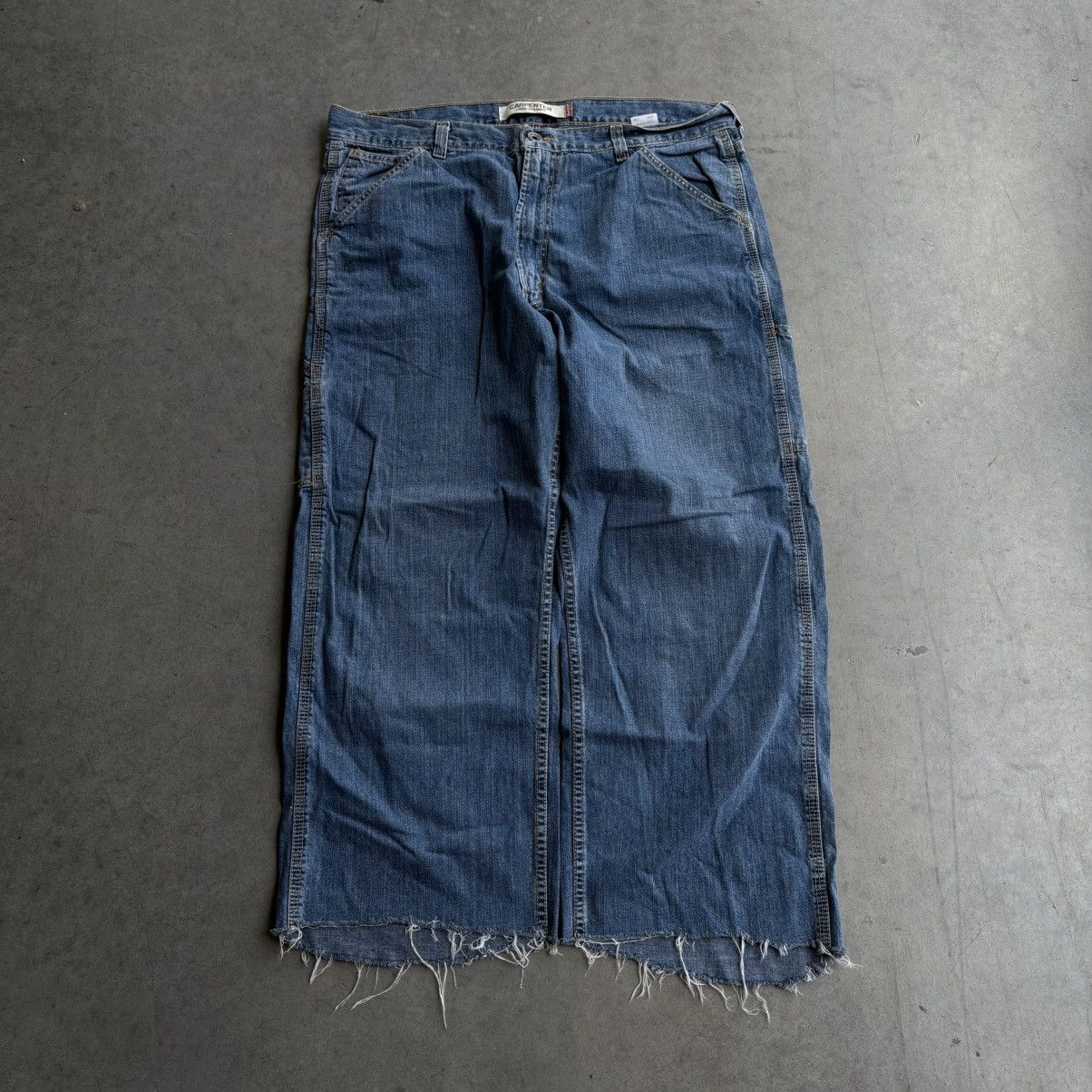 Carhartt × Levi's × Vintage Vintage Y2K Levi's 560 38x28 Baggy Low Wide Leg Denim Jeans Size US 38 / EU 54 - 3 Thumbnail