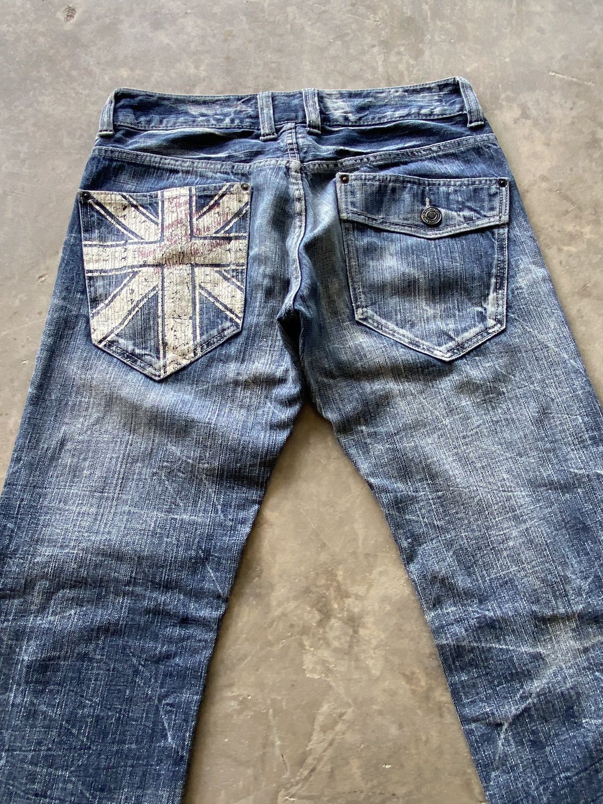 Japanese Brand × Vintage Japanese Claws Distressed Double Focus Grunge Jeans pp3 Size US 31 - 10 Thumbnail