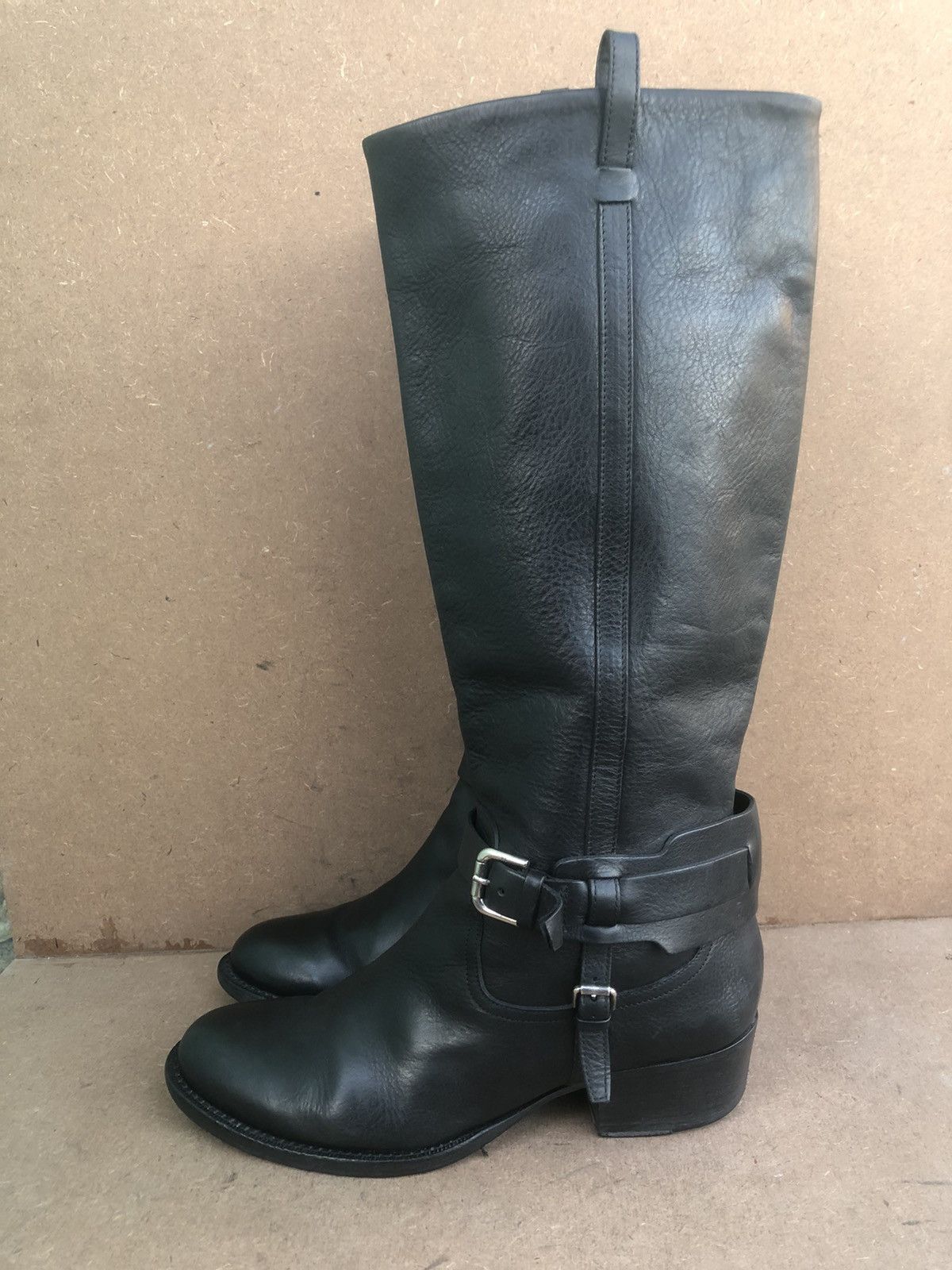 Ralph Lauren Ralph Lauren Black Purple Label Leather Boots Size 10 B Size US 10 / IT 40 - 3 Thumbnail