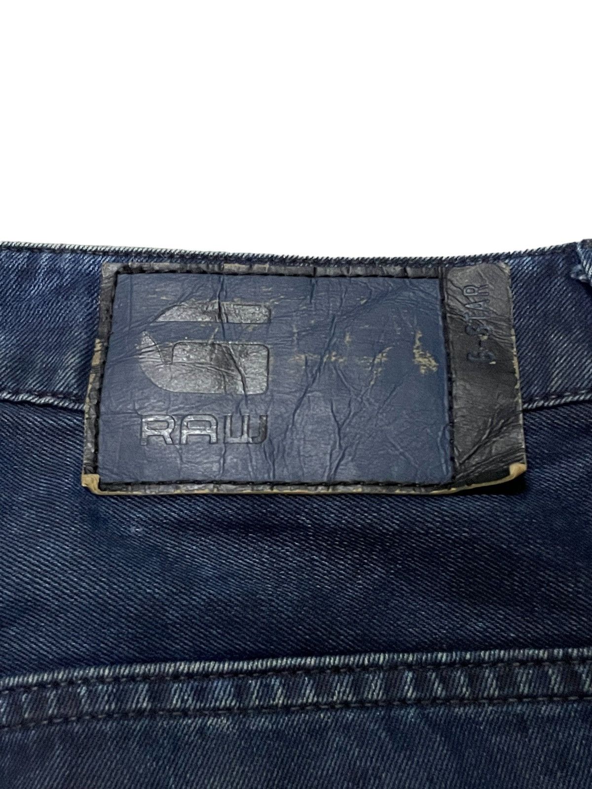 G-Star × Hysteric Glamour G Star Raw Engineered Curved Leg Crash Distressed Jeans Size US 30 / EU 46 - 19 Thumbnail