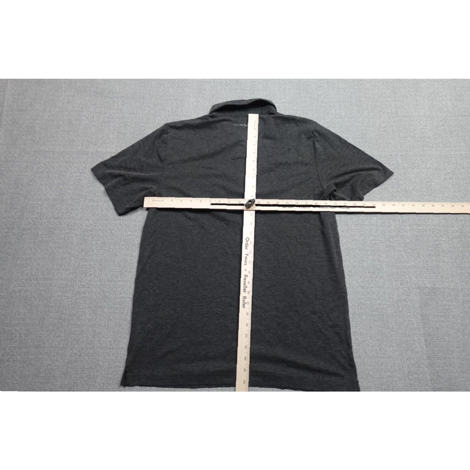 TravisMathew Travis Mathew Polo Men L Gray Pima Cotton Performance Wicking Pocket Comfort Shirt Size US L / EU 52-54 / 3 - 6 Thumbnail