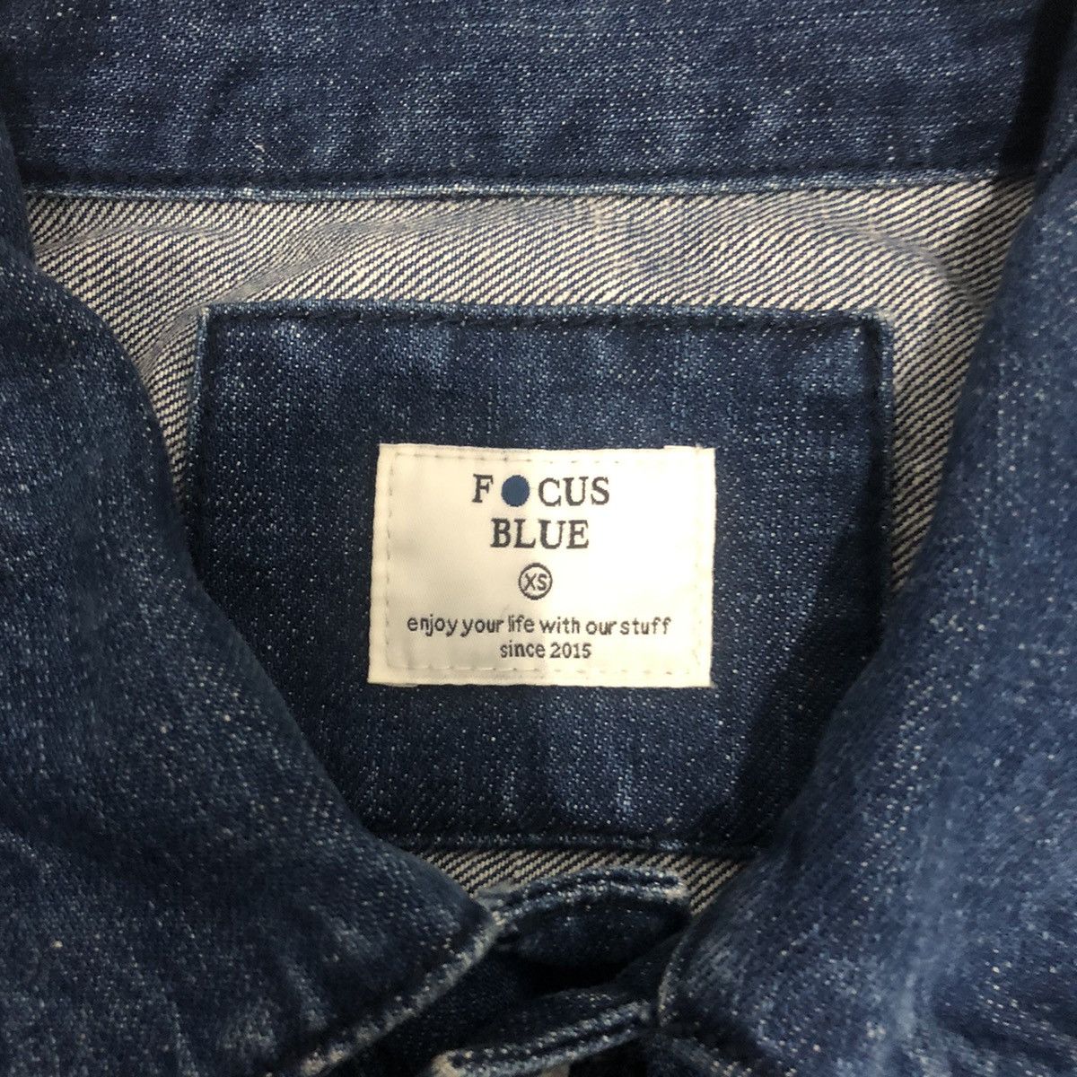 Japanese Brand Focus blue denim jacket military pocket Size US XS / EU 42 / 0 - 11 Thumbnail