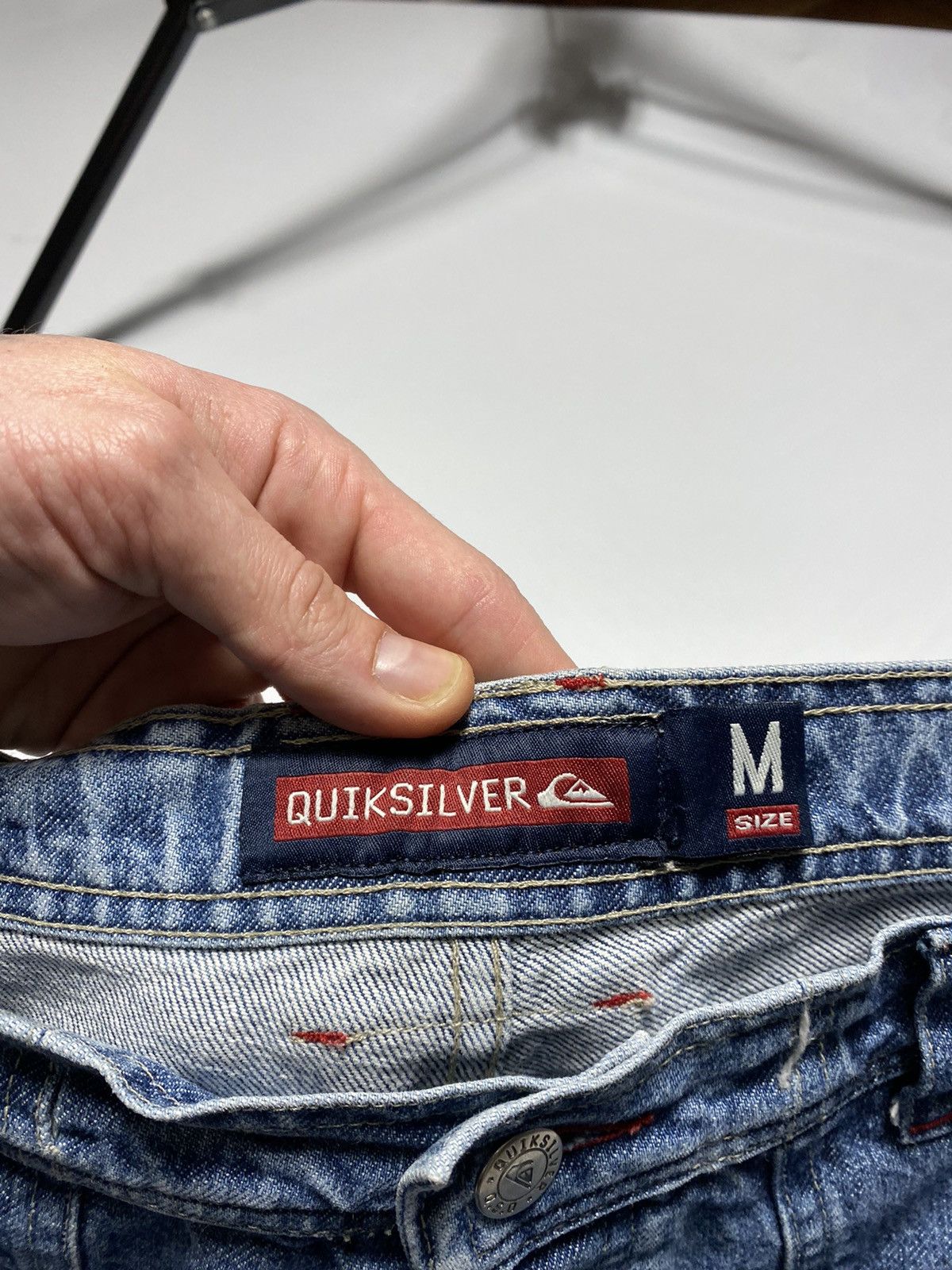 JNCO × Quiksilver × Vintage Vintage Quicksilver baggy rap oversized prison denim jeans Size US 31 - 13 Thumbnail