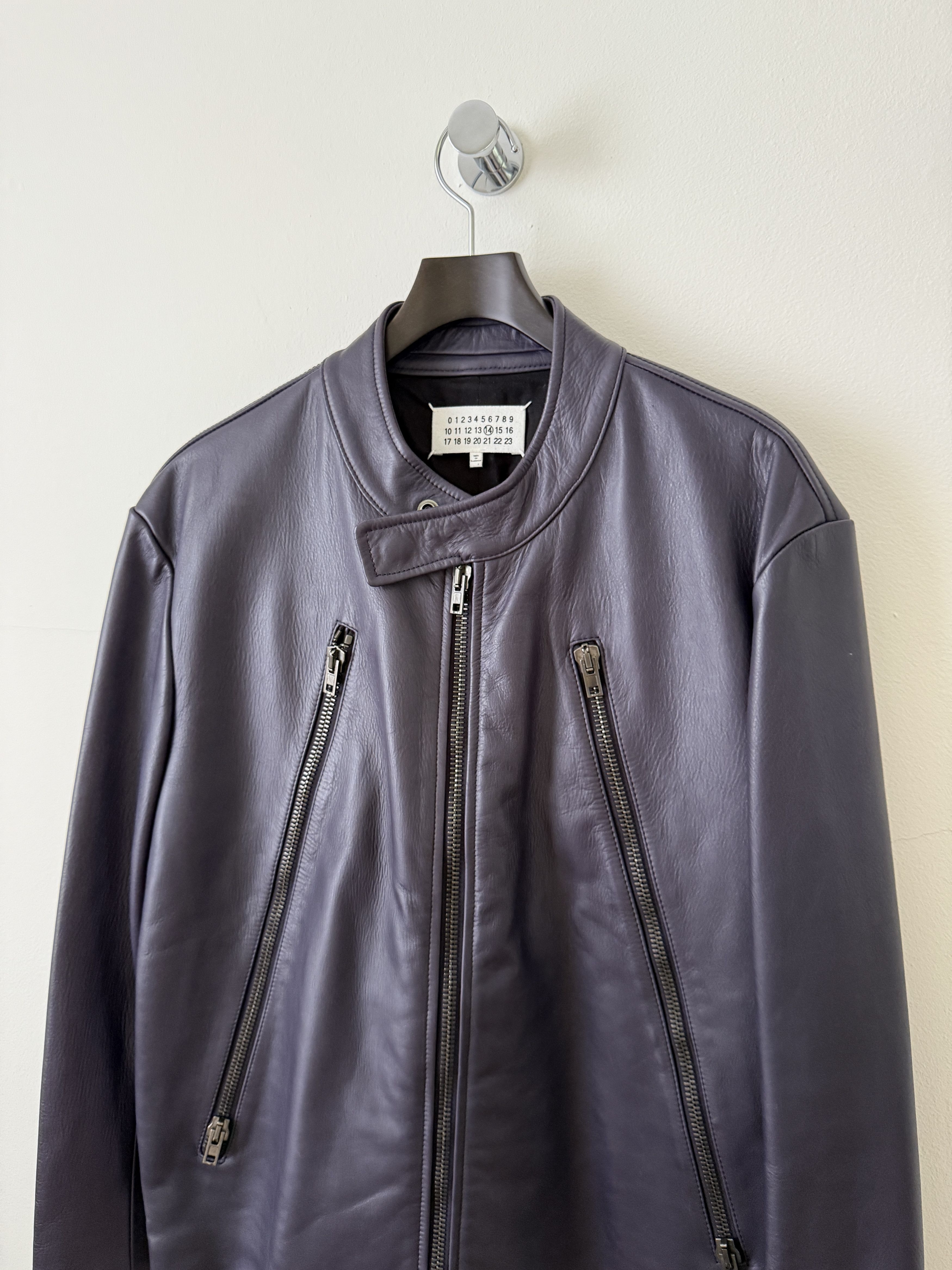 Maison Margiela 2013 5 Zip Leather Moto Jacket Size US L / EU 52-54 / 3 - 4 Thumbnail