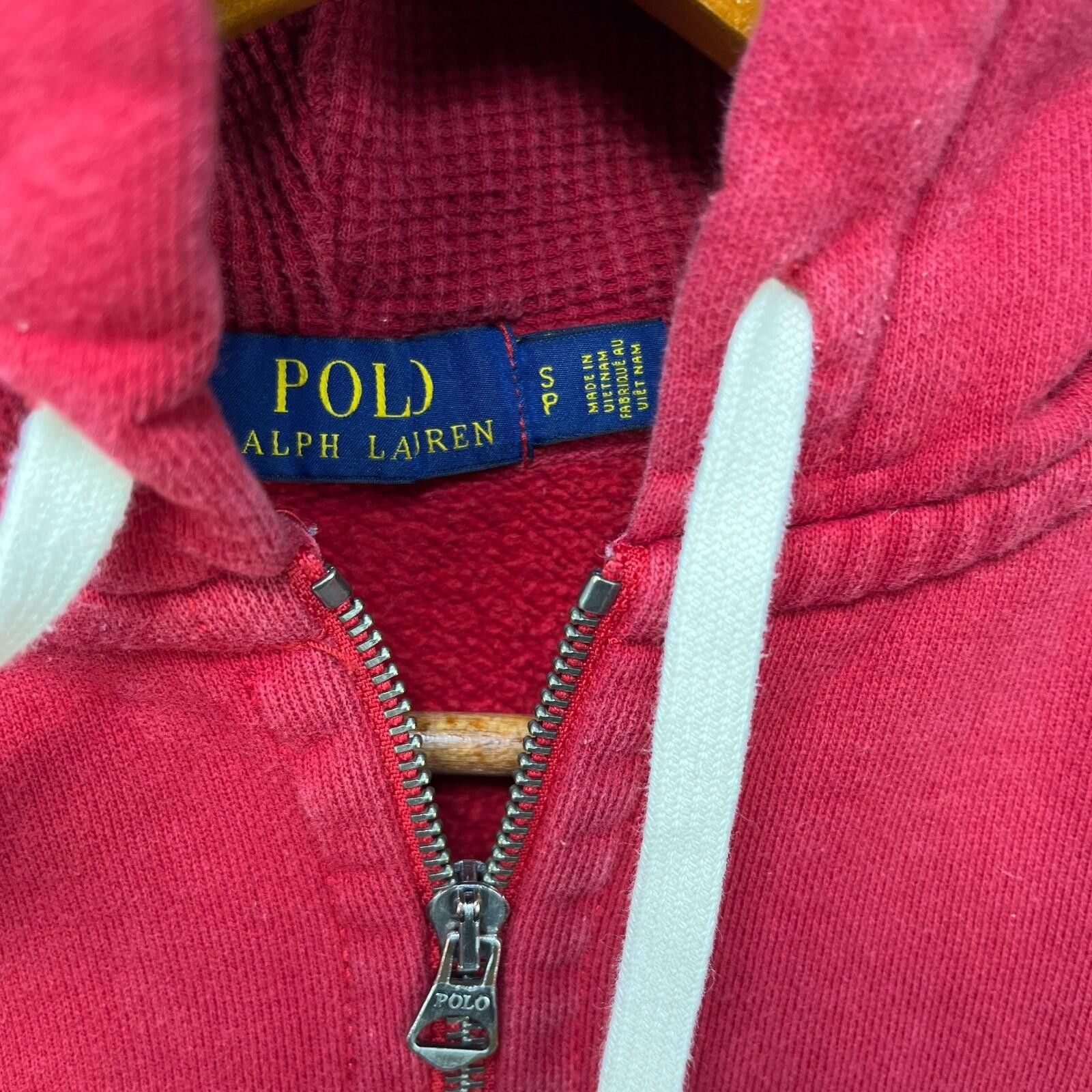 Polo Ralph Lauren Vintage Polo Ralph Lauren Pony Zip Up Hoodie Small Size US S / EU 44-46 / 1 - 3 Thumbnail