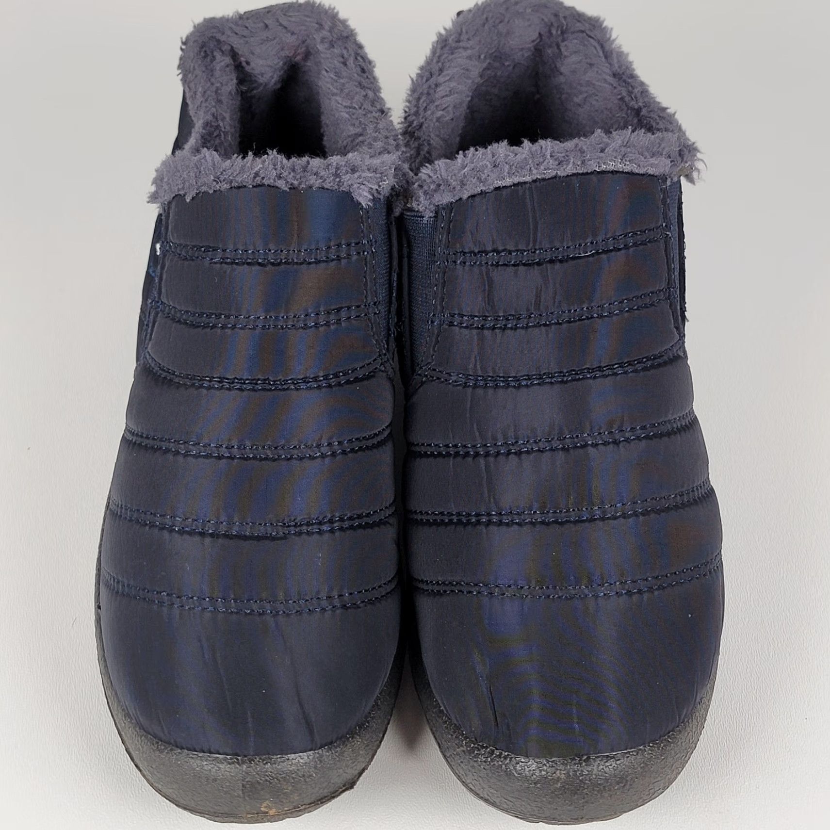 Vintage VINTAGE Boots Snow Outdoor Boots Hiking Ankle Boots Waterproof Men's 5 US/38 EU Blue Short Plush Lining TPU Outsole Winter Casual Men Boots Size US 5.5 / EU 38 - 2 Thumbnail