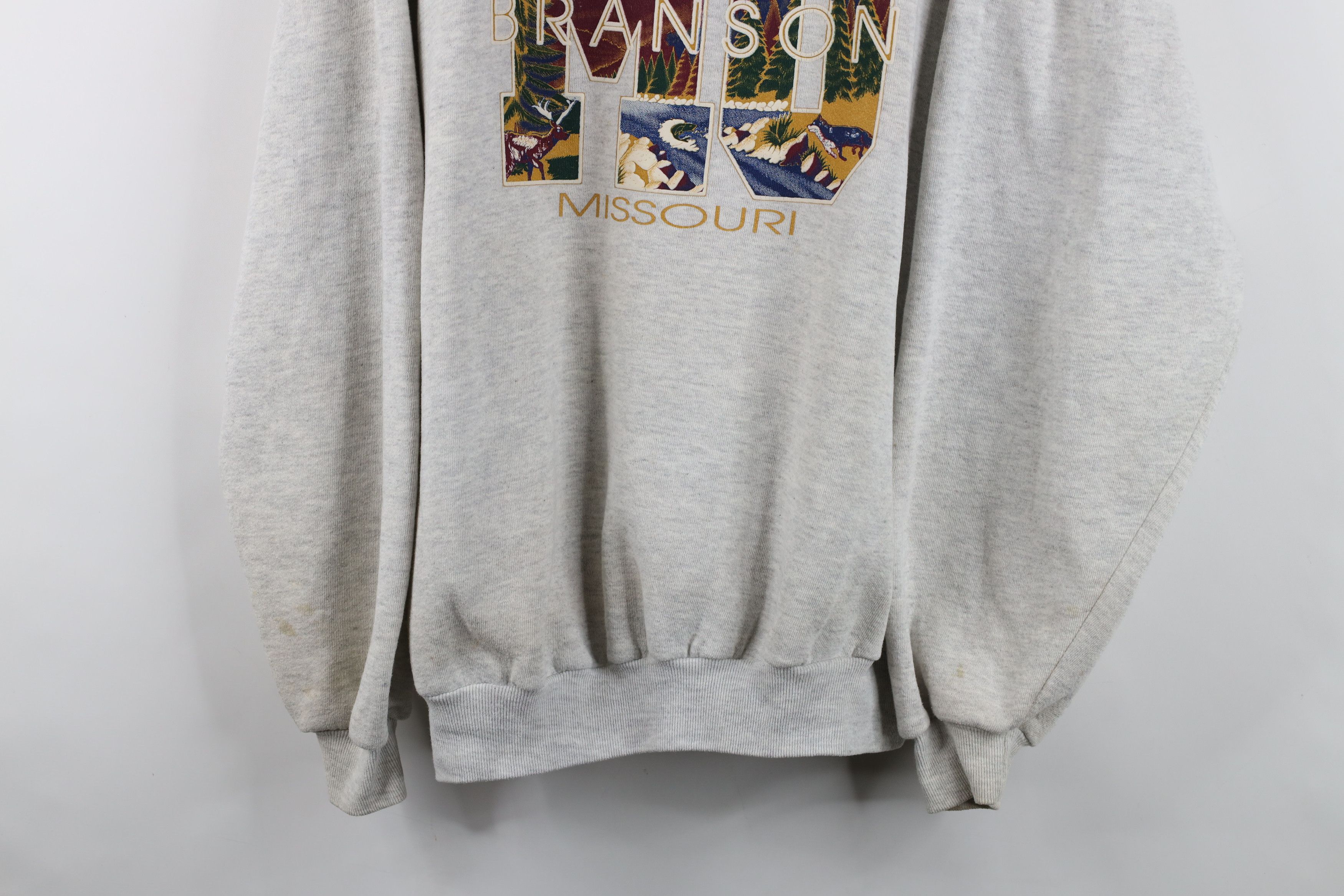 Vintage Vintage 90s Branson Missouri Eagle Nature Sweatshirt USA Size US XXL / EU 58 / 5 - 3 Thumbnail
