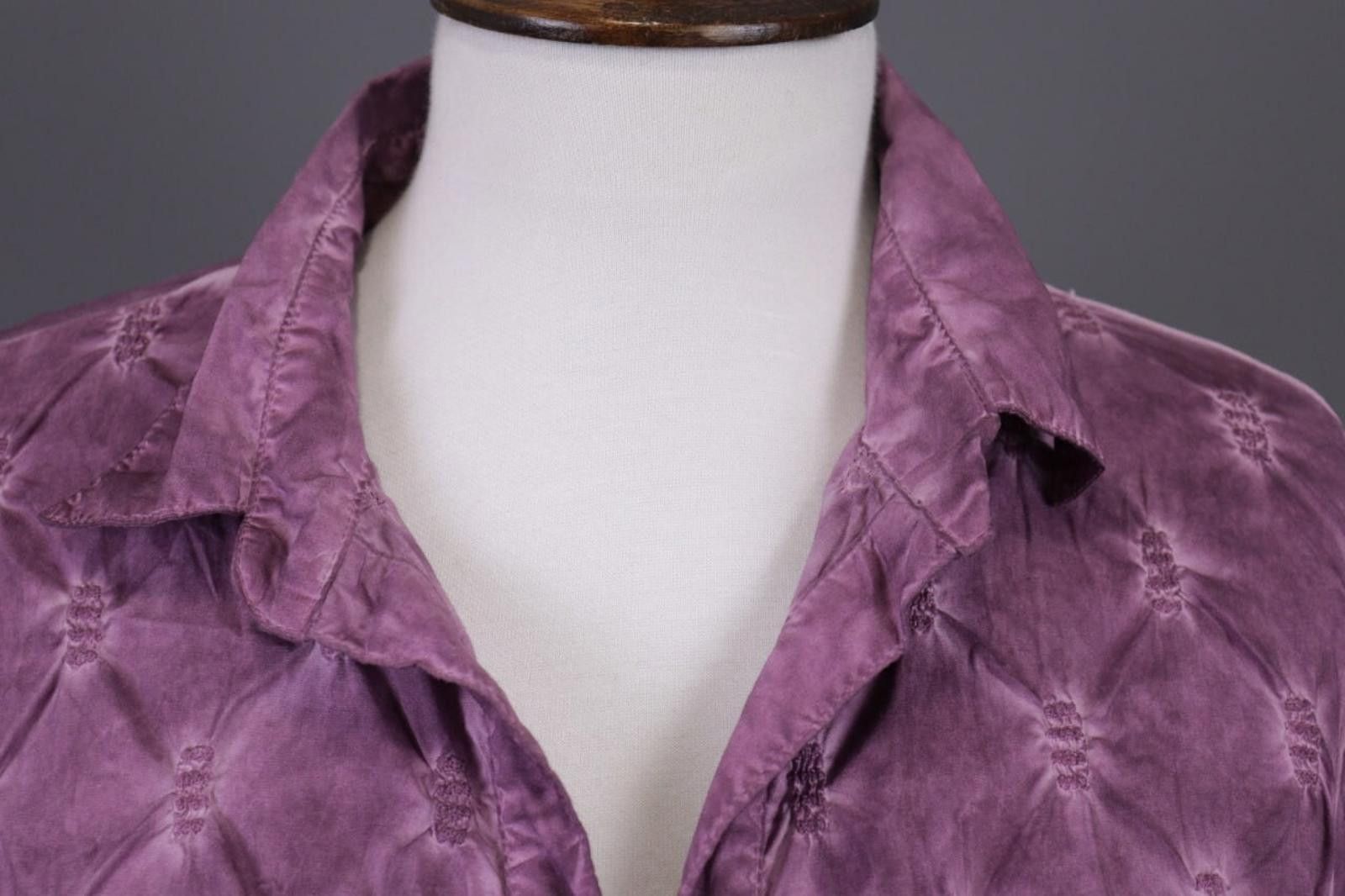 Designer Elisa Cavaletti Club Purple Shirt Blouse Tunic Size S Size S / US 4 / IT 40 - 4 Thumbnail