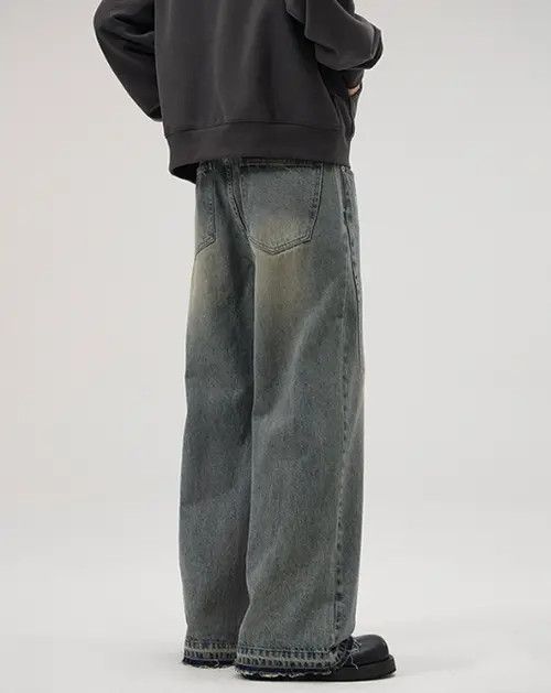 VIBE American retro wide-leg loose flared retro straight jeans Size US 32 / EU 48 - 5 Thumbnail