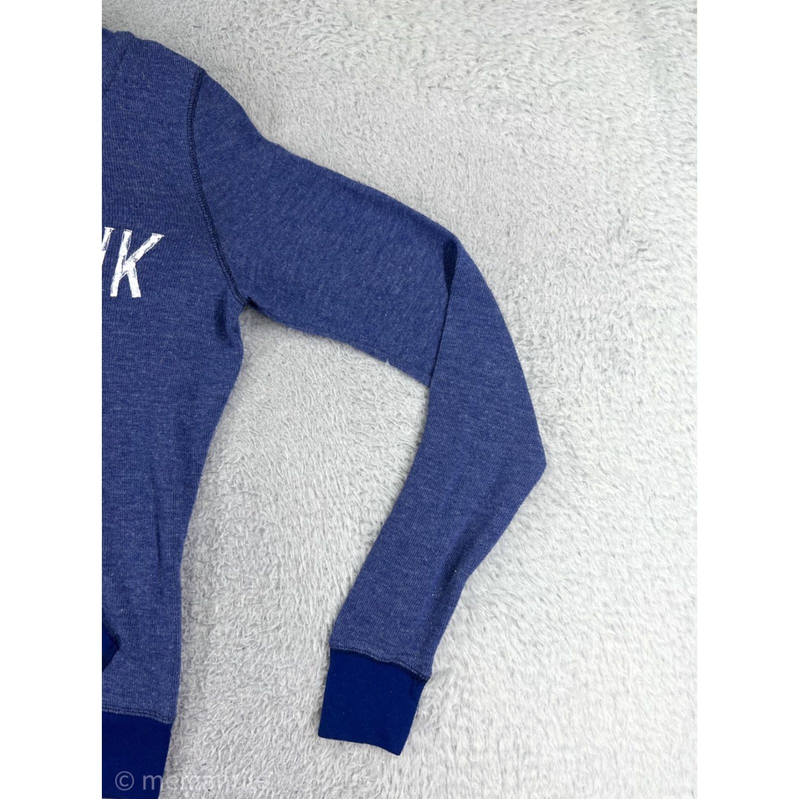 Victoria's Secret Victoria Secret PINK Women Extra Small Blue Sweater Full Zip Hooded Cotton Blend Size S / US 4 / IT 40 - 4 Thumbnail