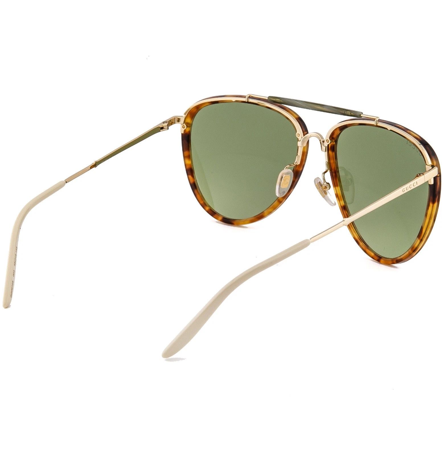 Gucci GUCCI 0672 Gg0672S Brown Havana Retro Aviator Sunglasses 003 Size ONE SIZE - 6 Thumbnail